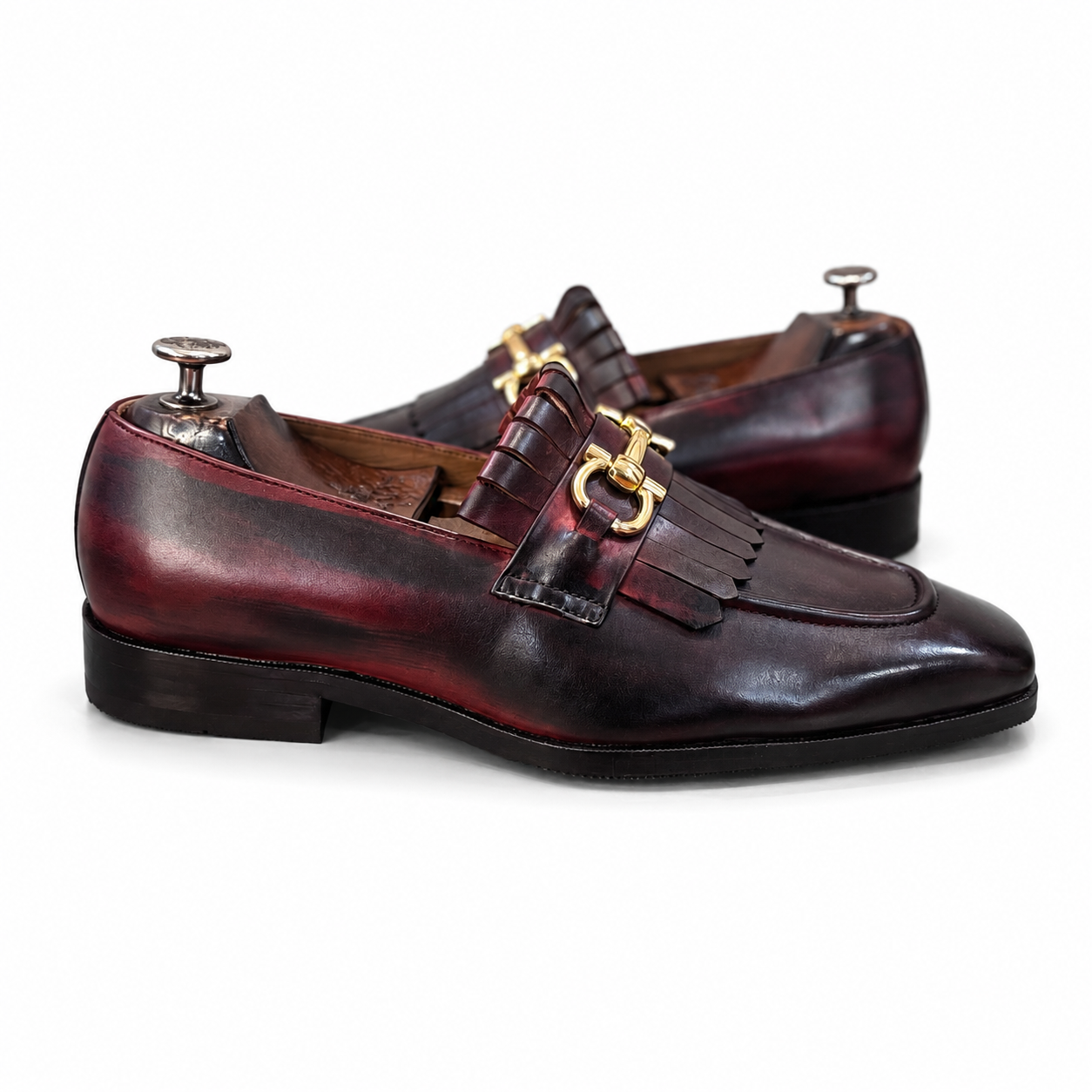 Bordeaux Regent Kiltie Loafers