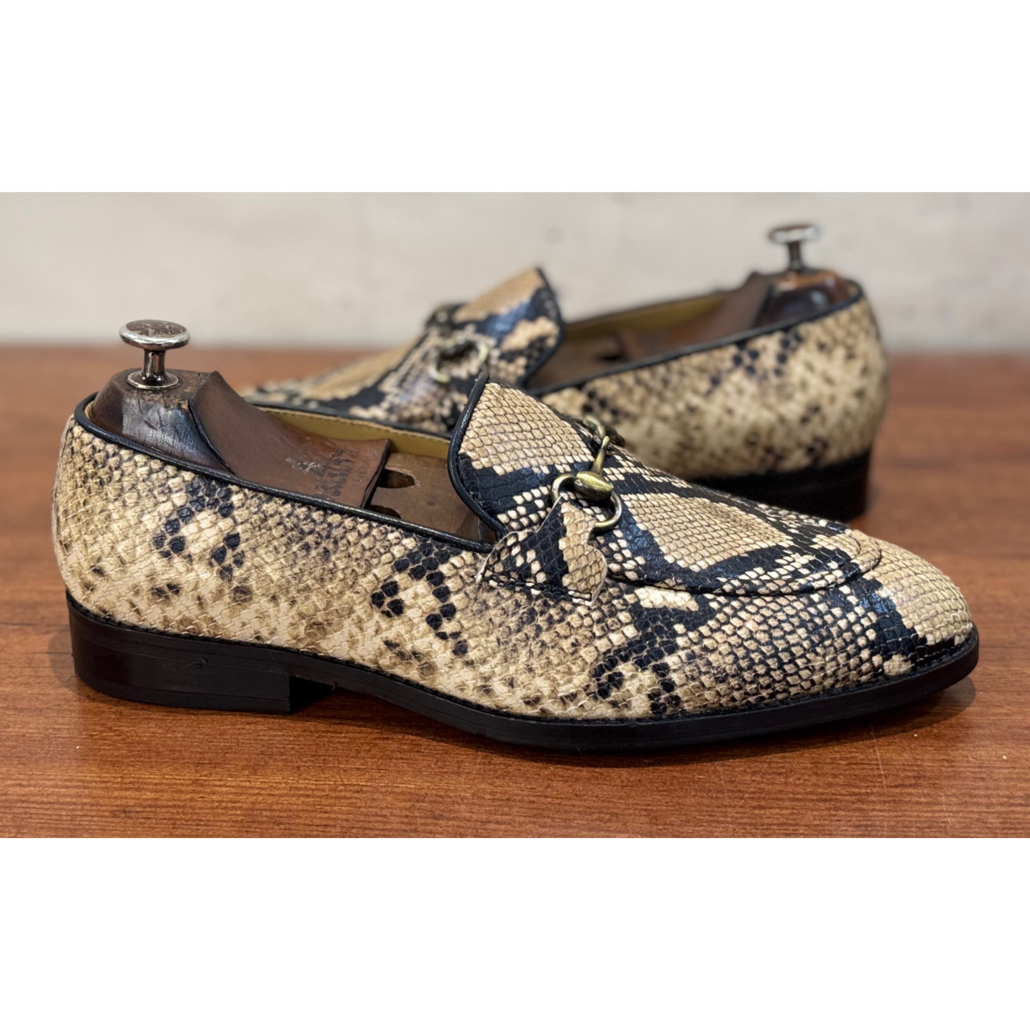 Exotic Snake Foil Loafers Classic
