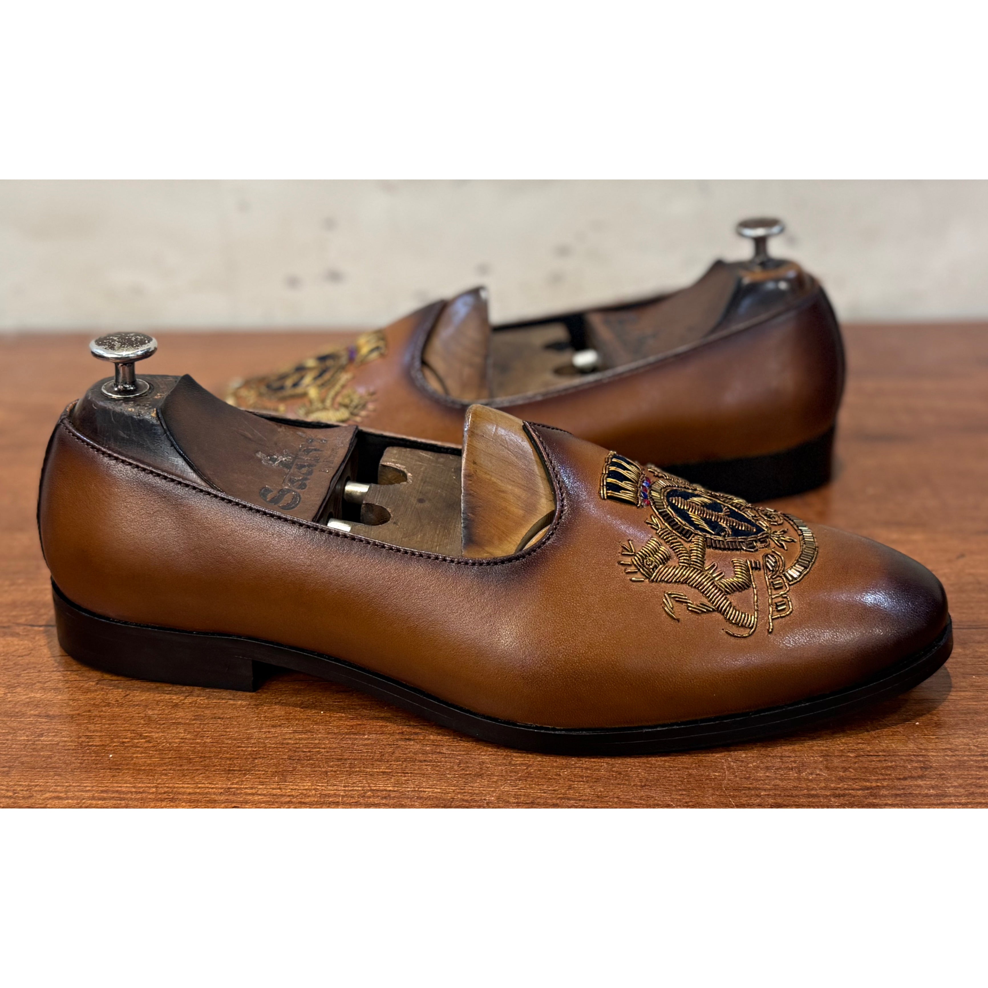 Royal Hand Zardosi Embroidery Jalsa