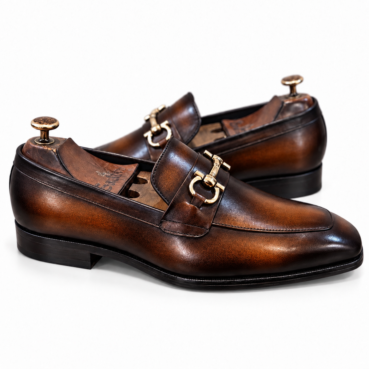 Cognac Imperial Horsebit Loafers