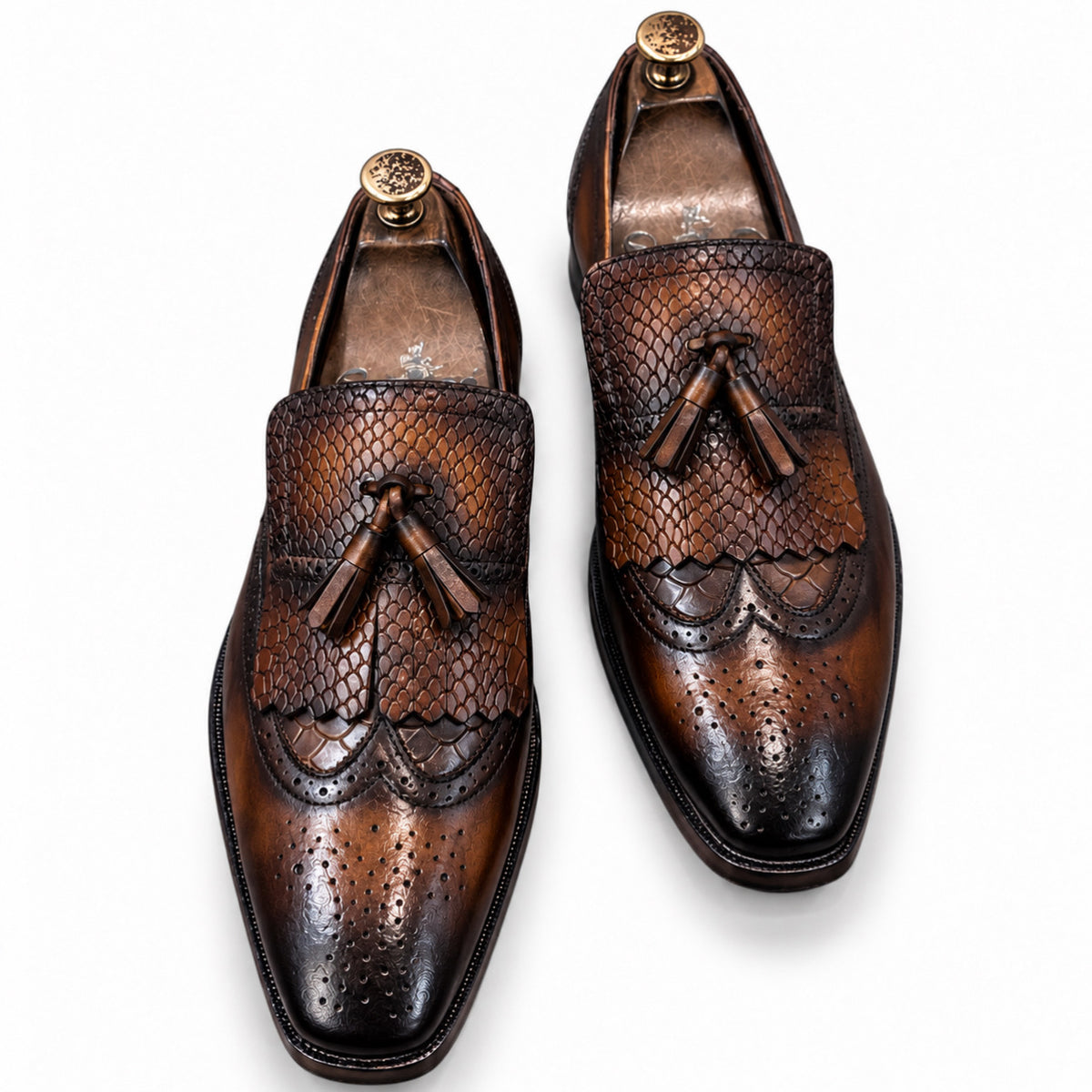 Espresso Kiltie Tassel Loafers
