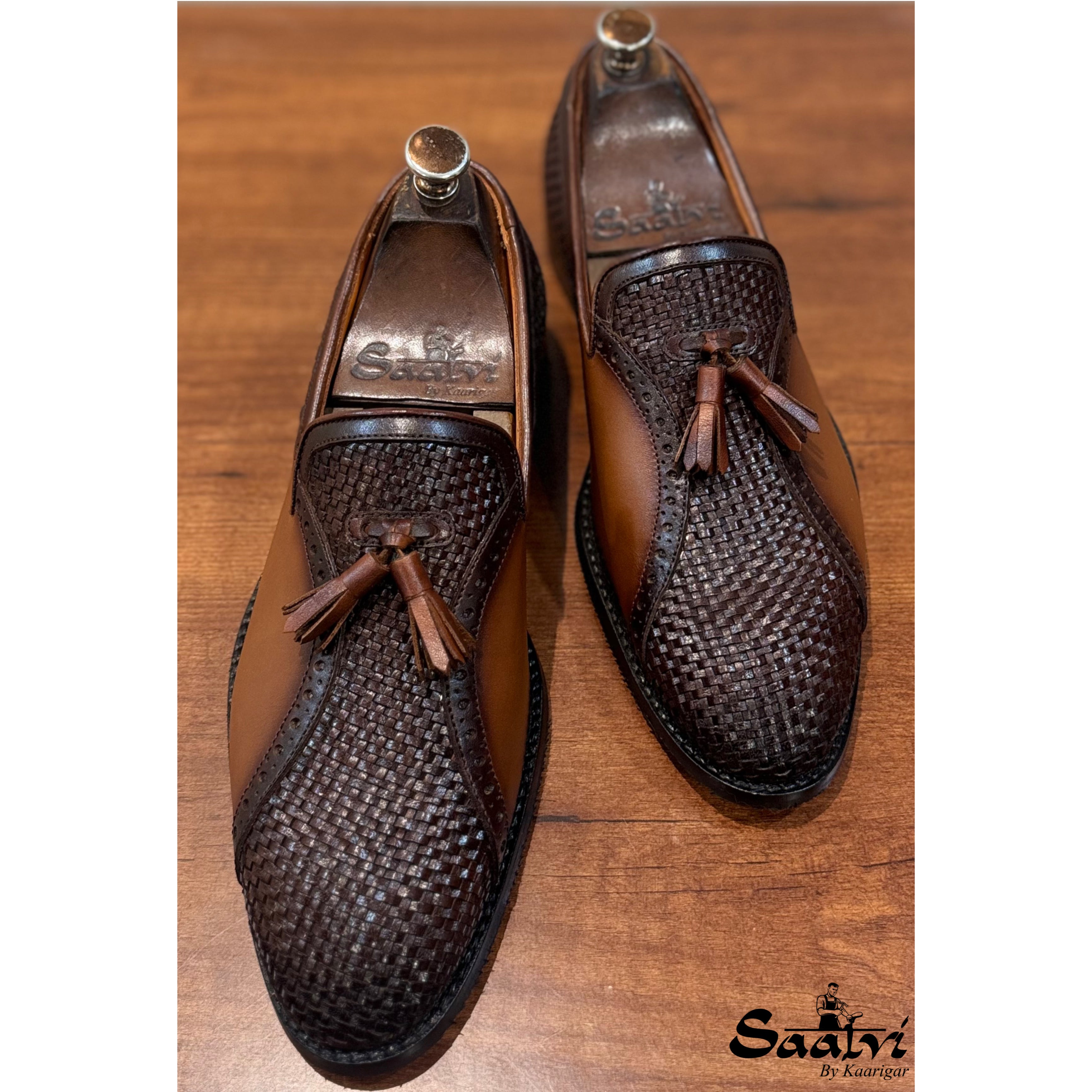 Caruso - Brown Loafers With Tassels