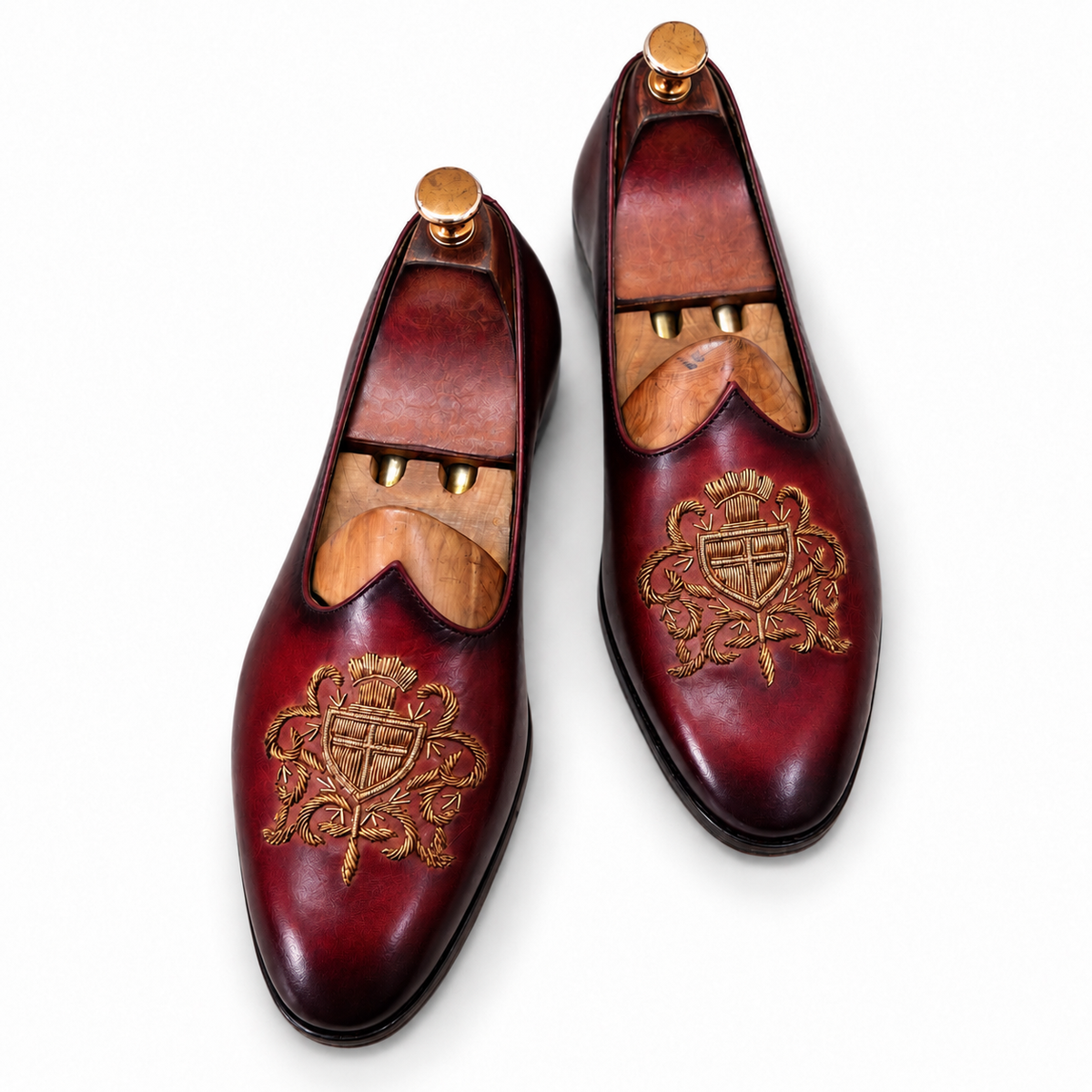 Bordeaux Crest Embroidered Jalsa