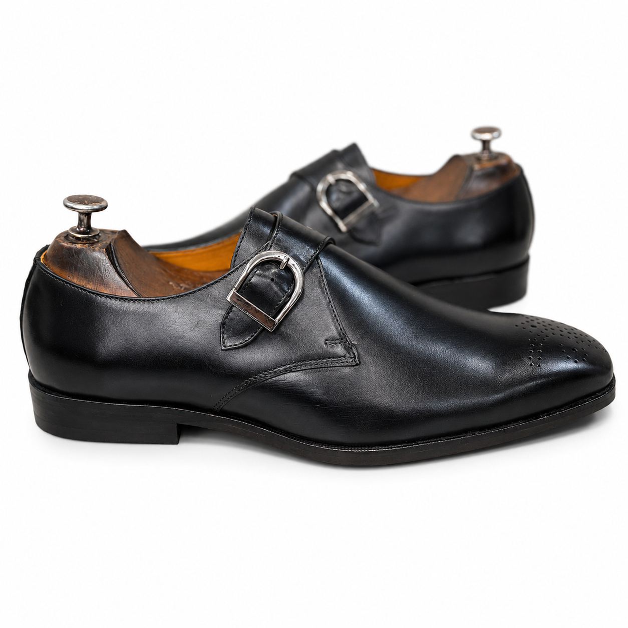 Single Monk Strap Black
