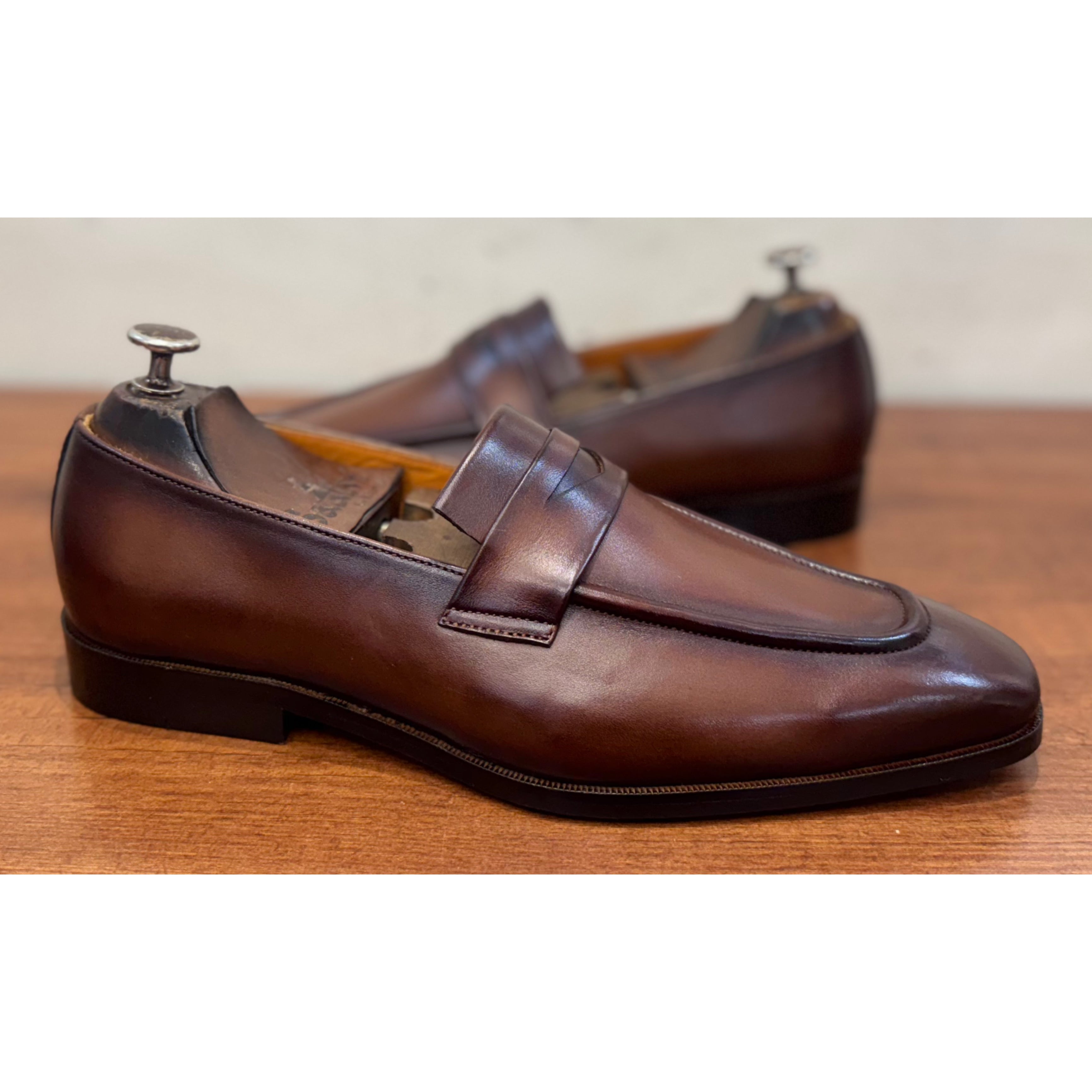 Penny Loafers Hand Finished Fold