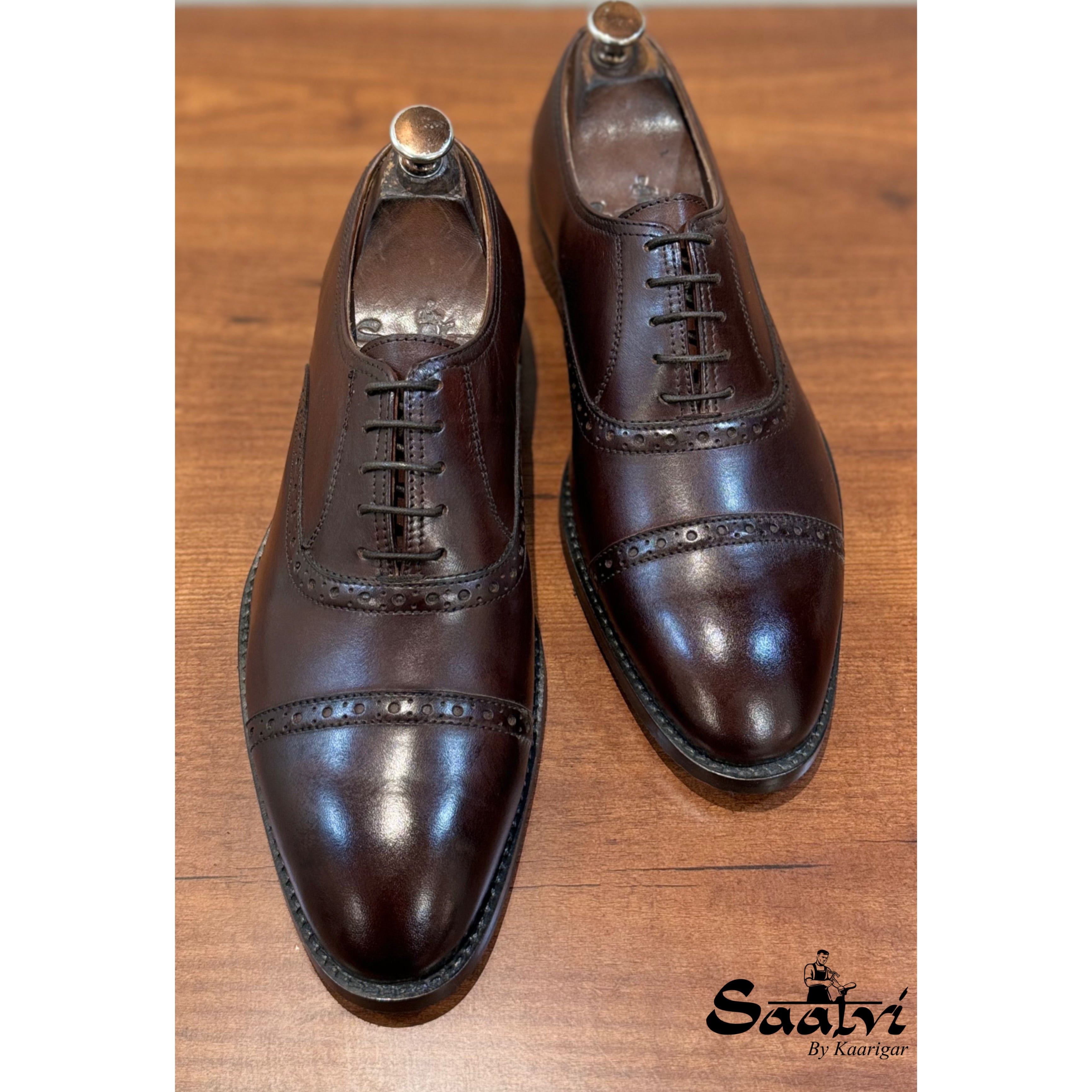 Classic Cap Toe Oxfords Brown