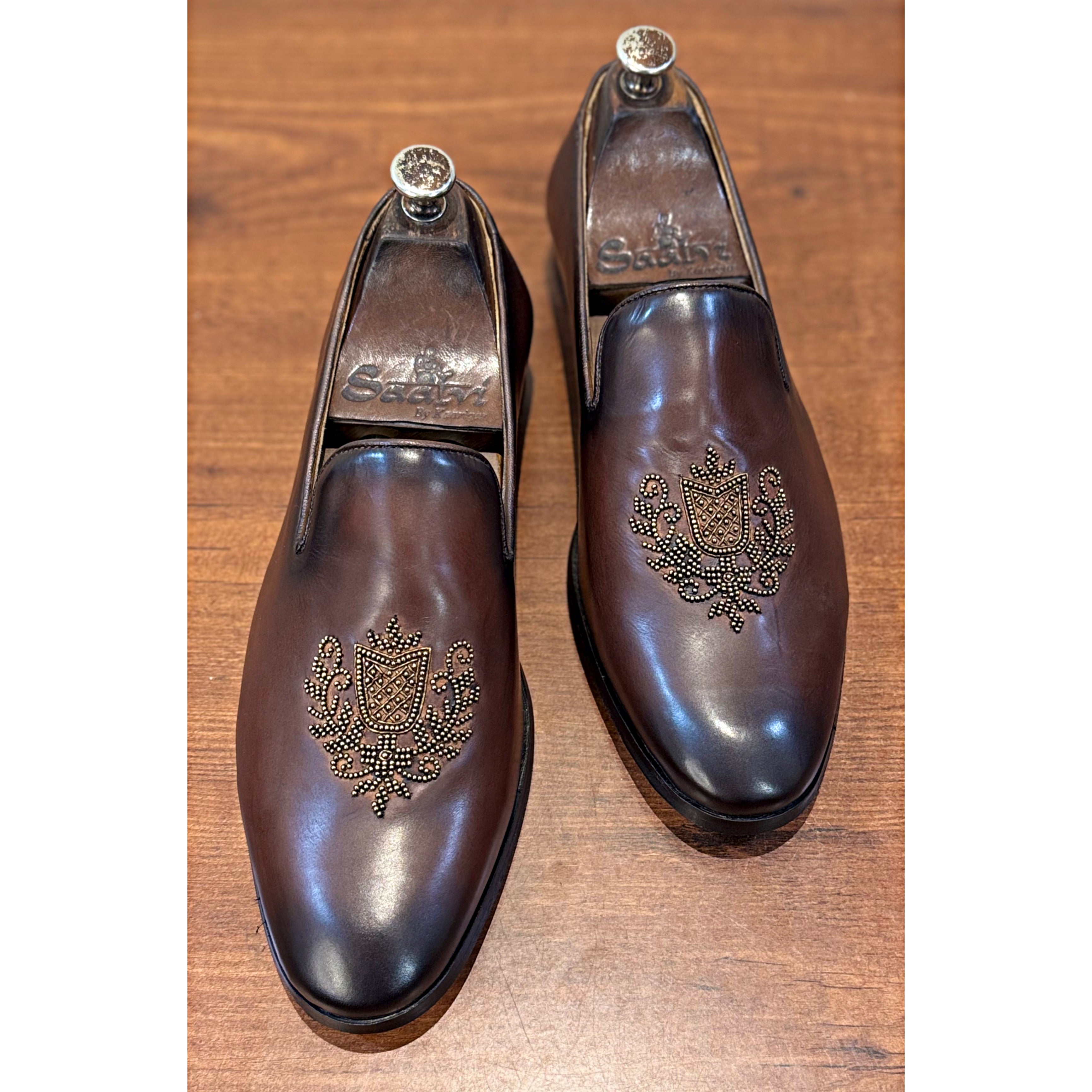 Regency Crest Embroidery Slipons