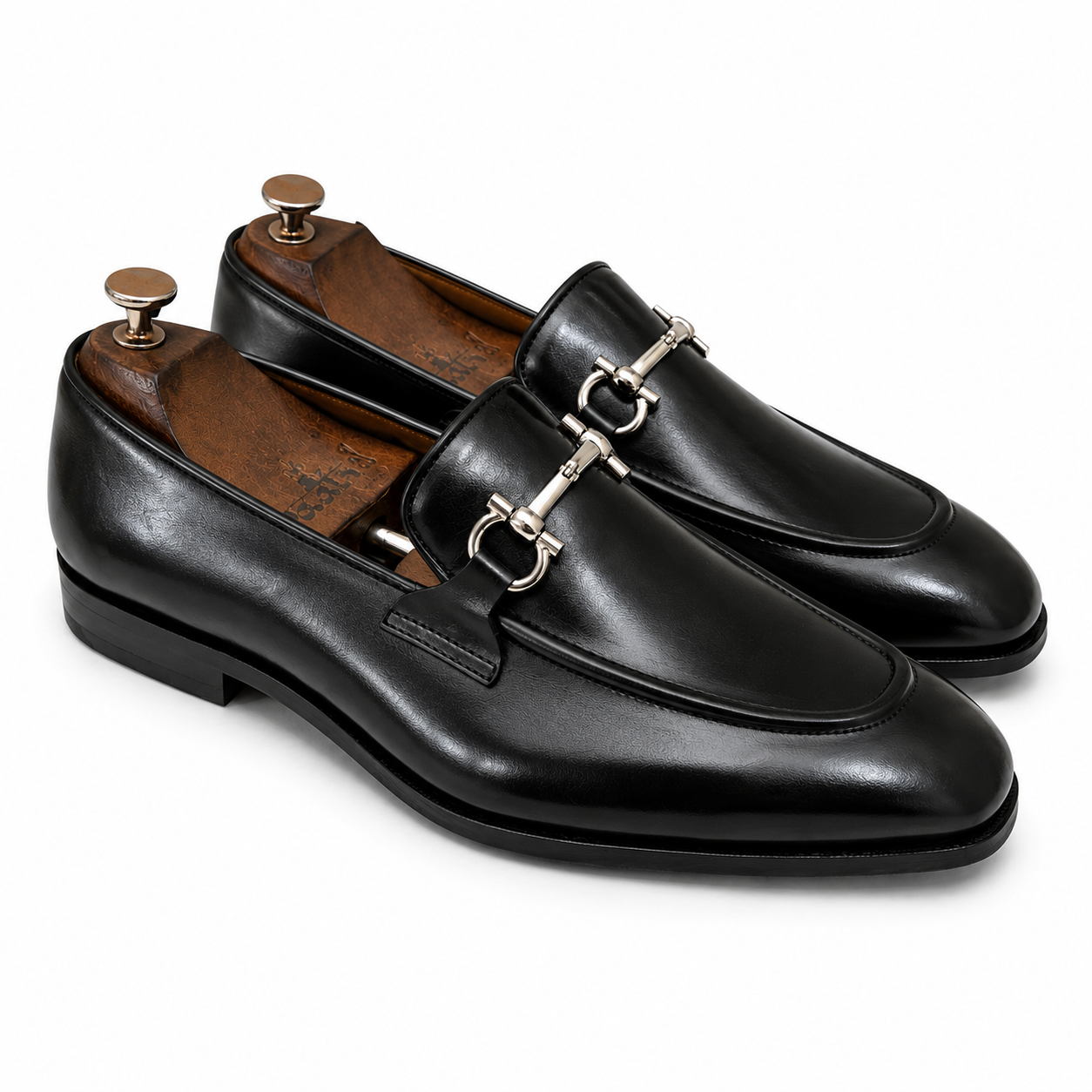 Black Horsebit Loafers H