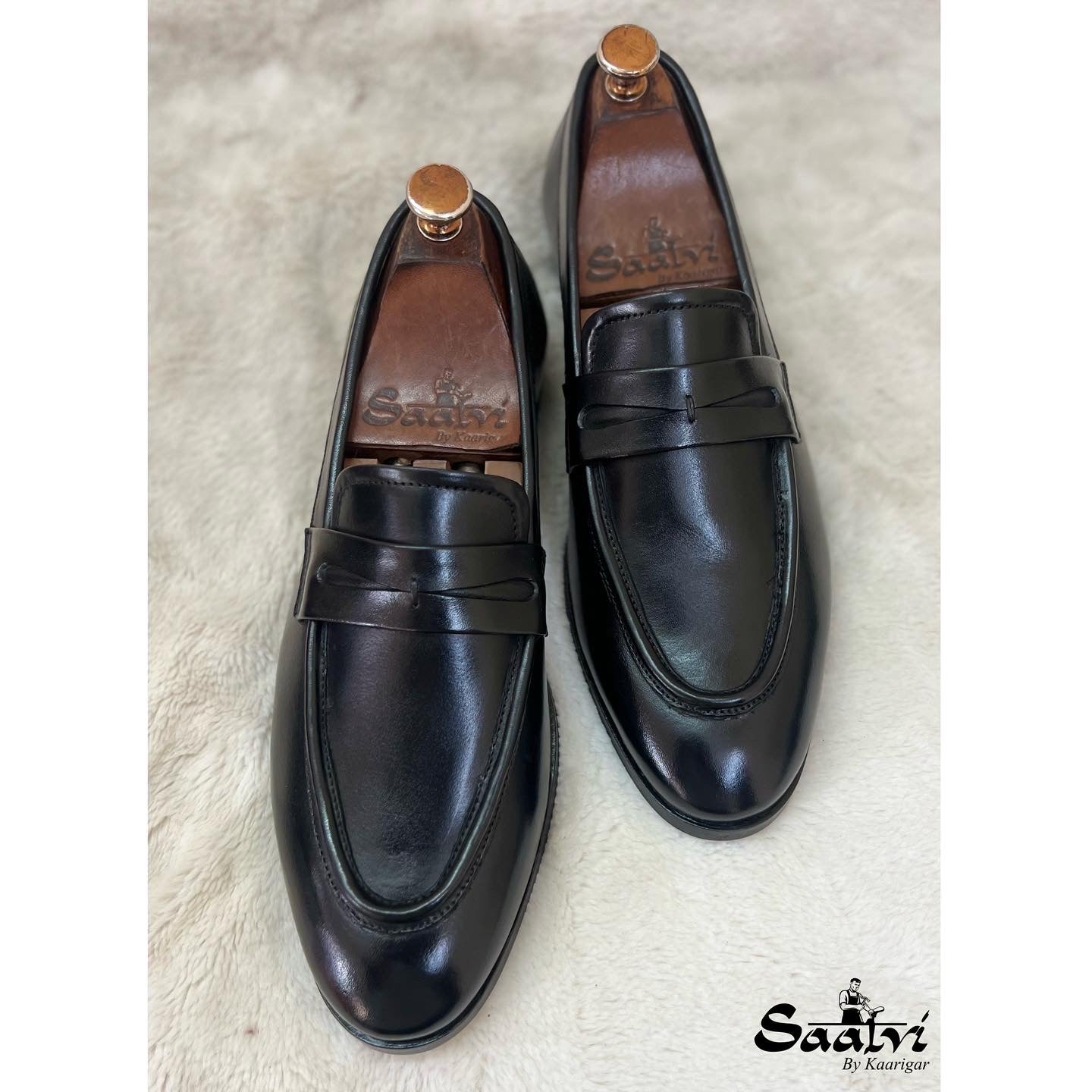 Black Penny Loafers