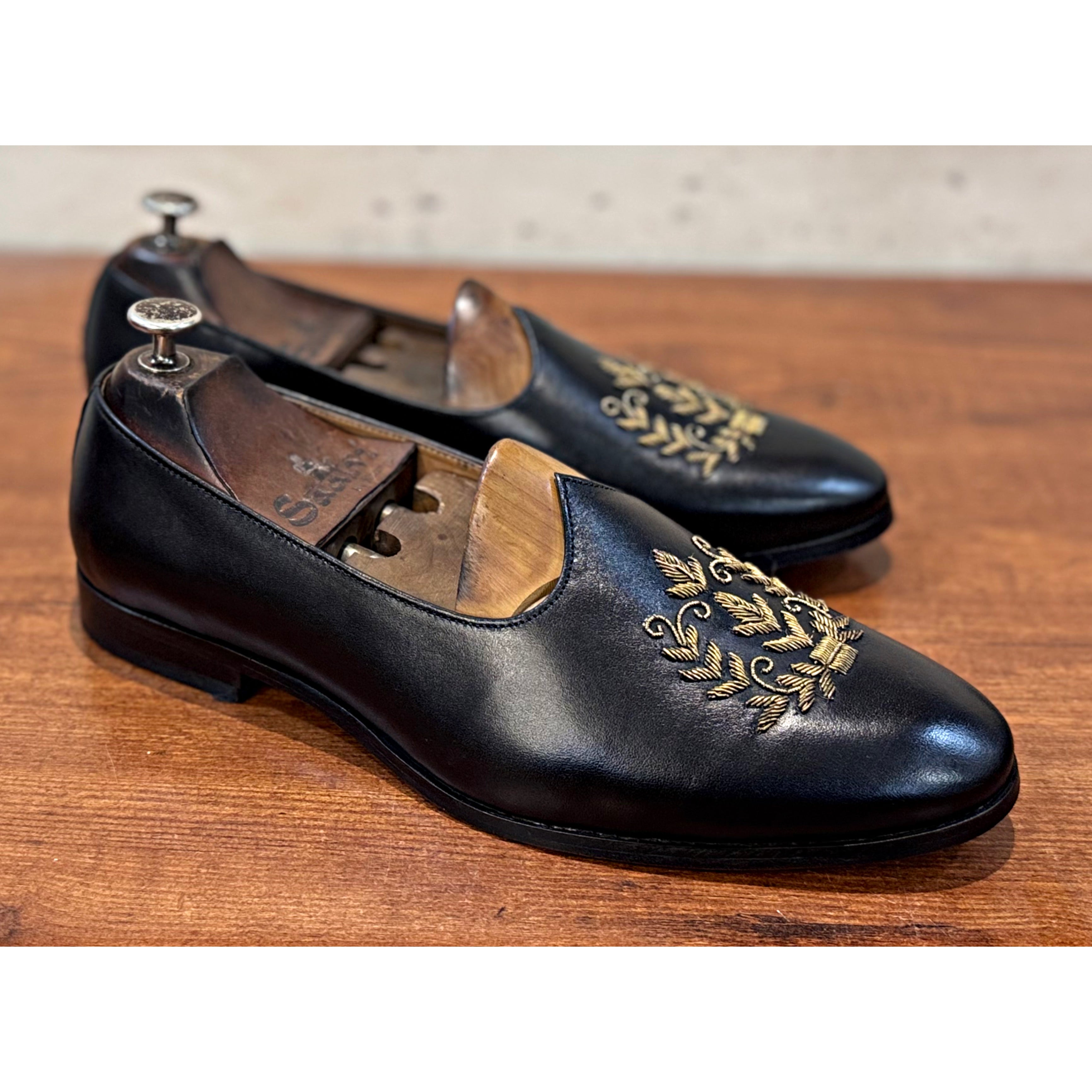 Black Leaf Zardosi Jalsa