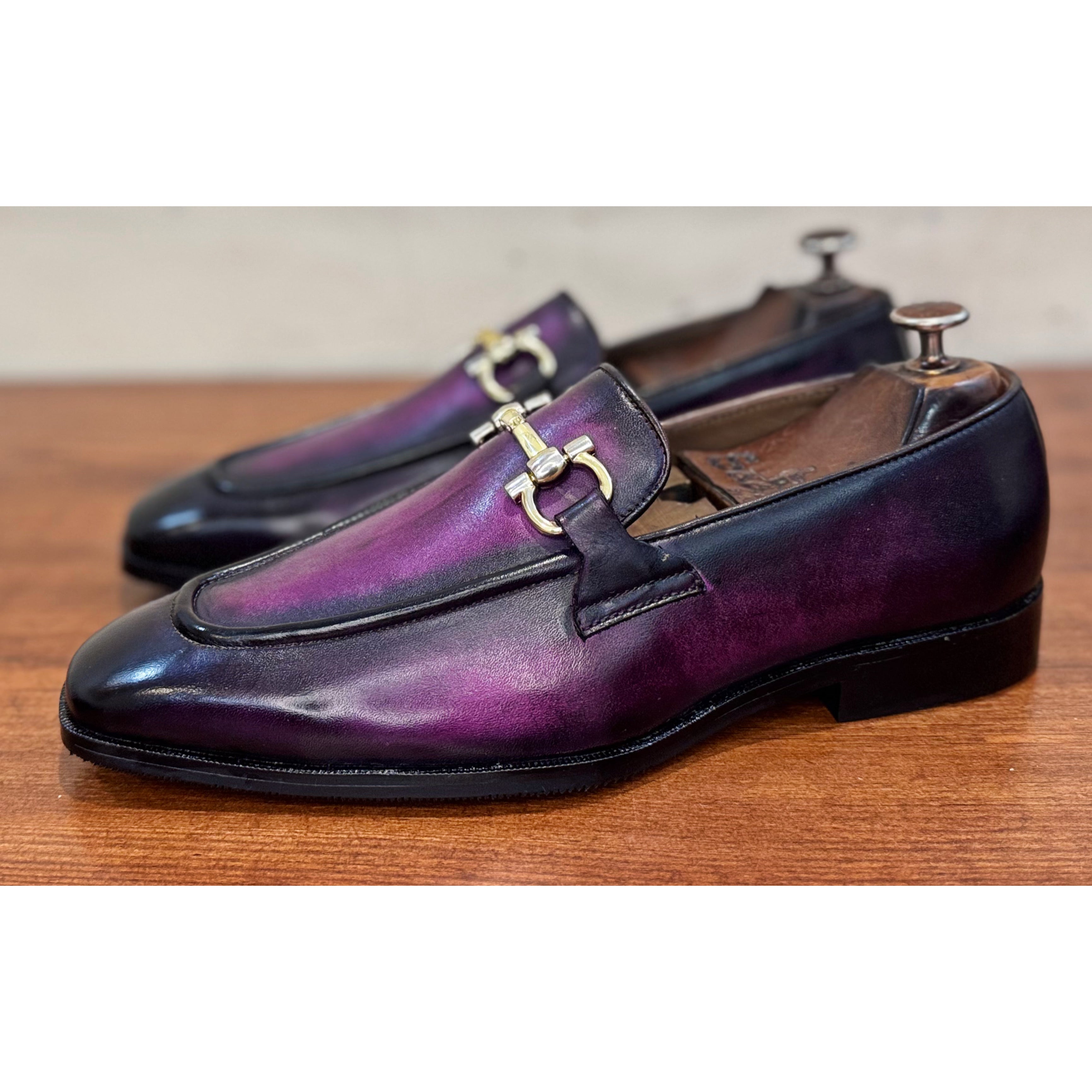 Purple Patina Loafers