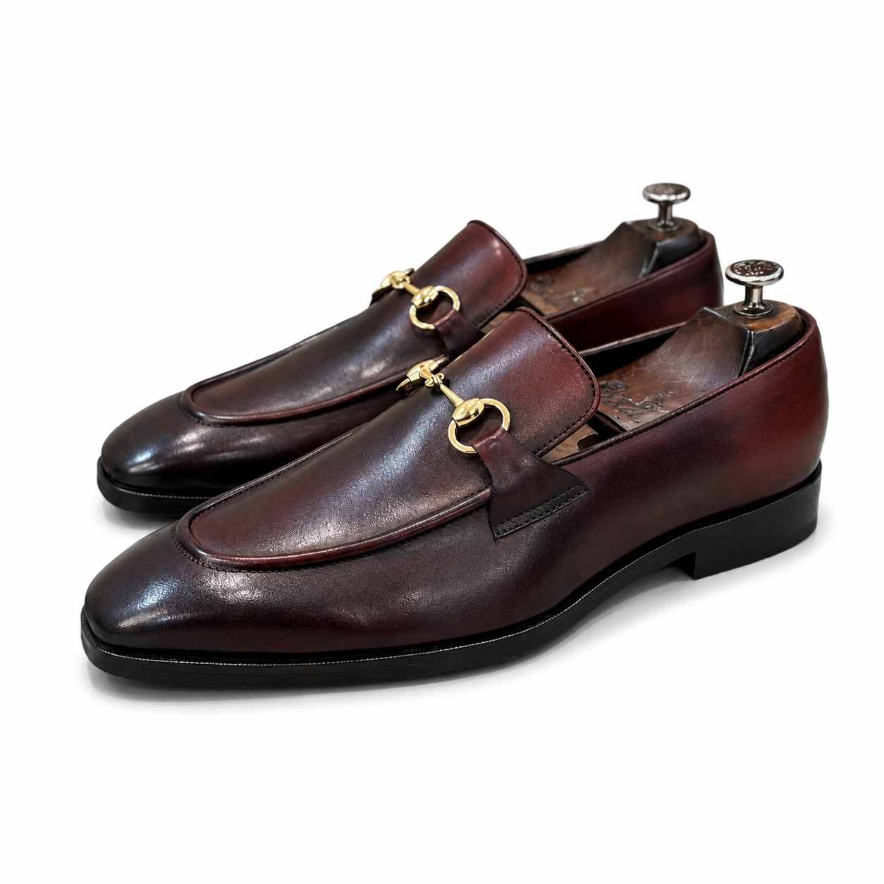 Burgundy Sovereign Horsebit Loafers