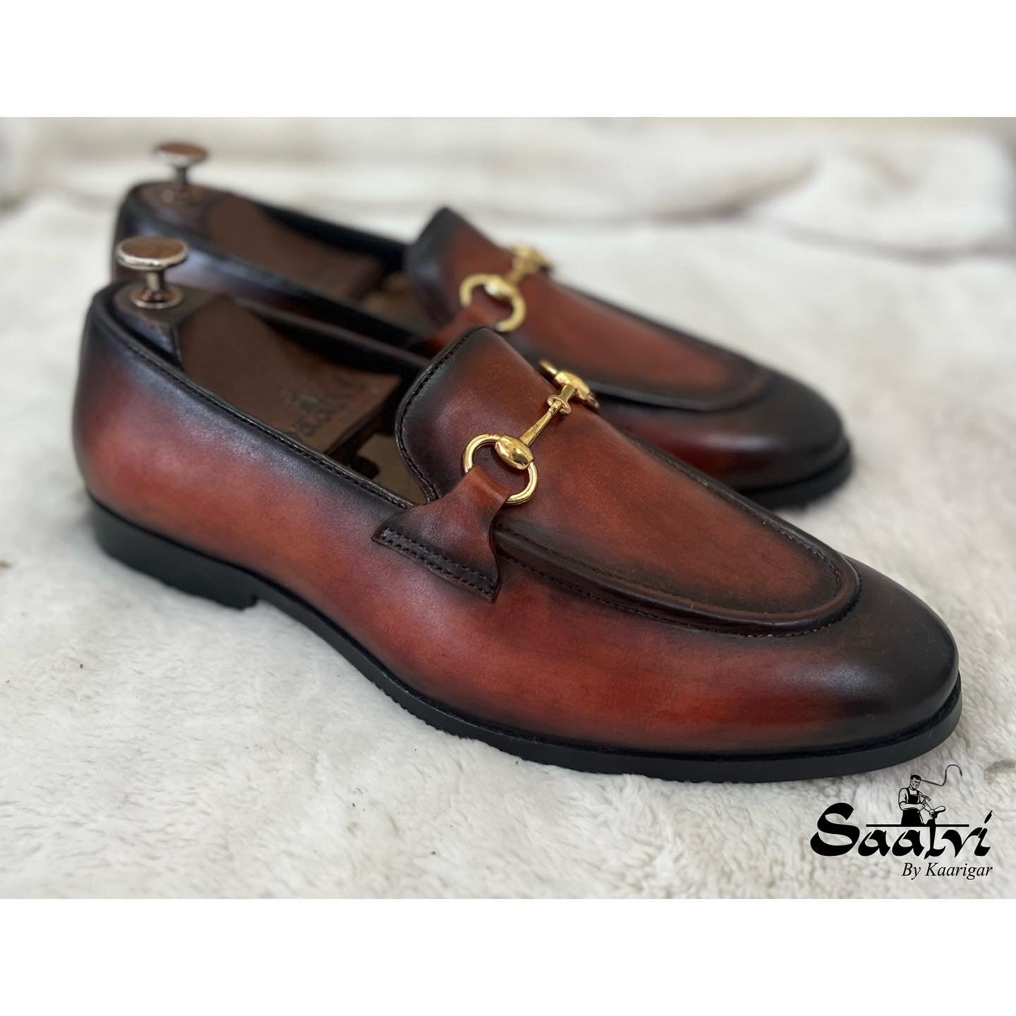 Horsebit Loafers Hand Patina