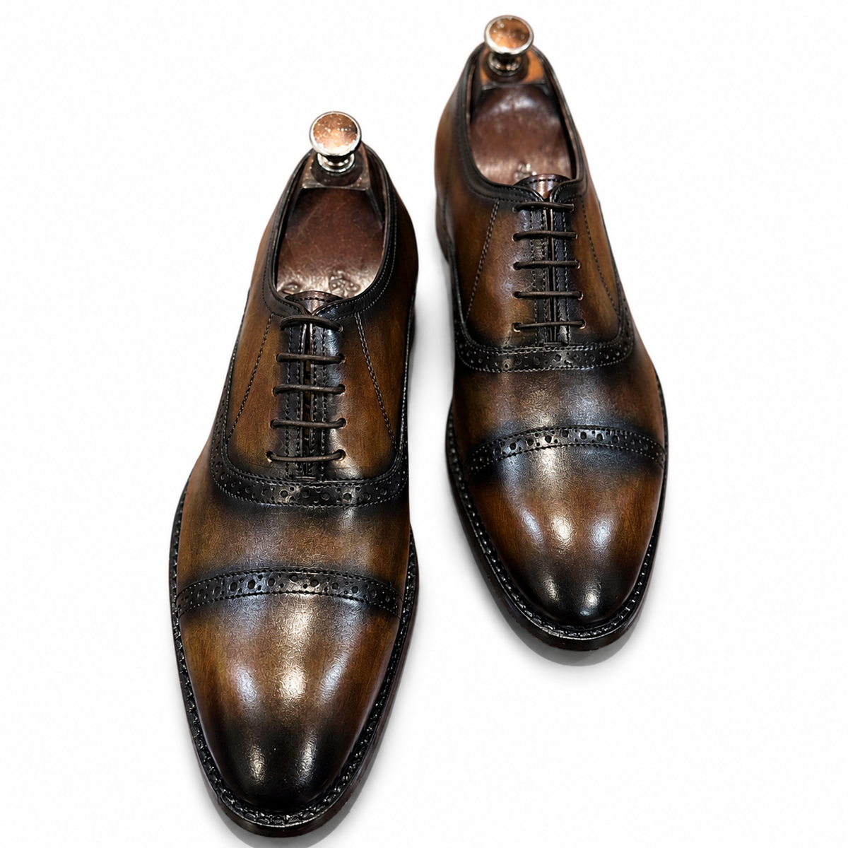 Obsidian Mocha Hand-Patina Oxford