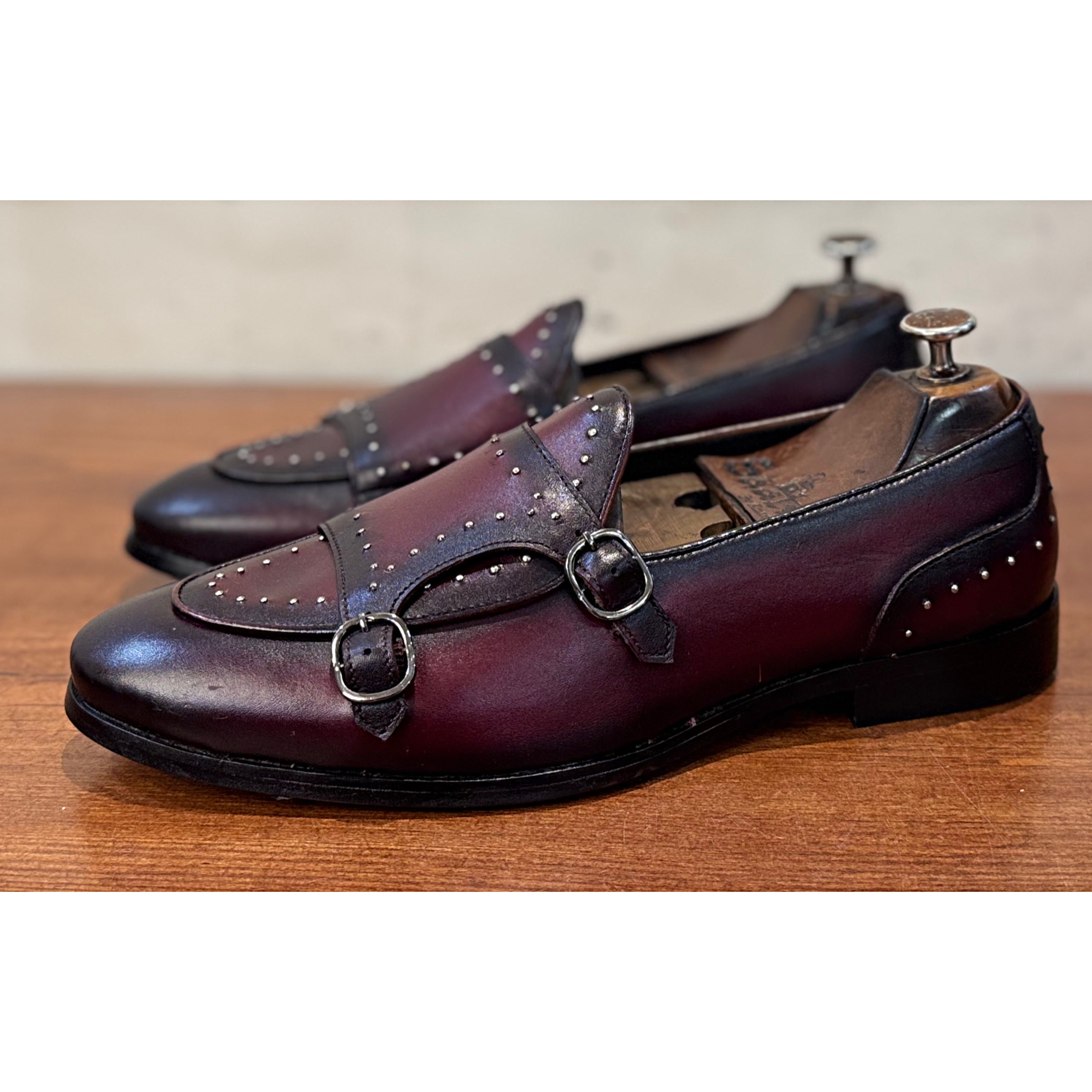 Belgian Monk Strap - Bordo