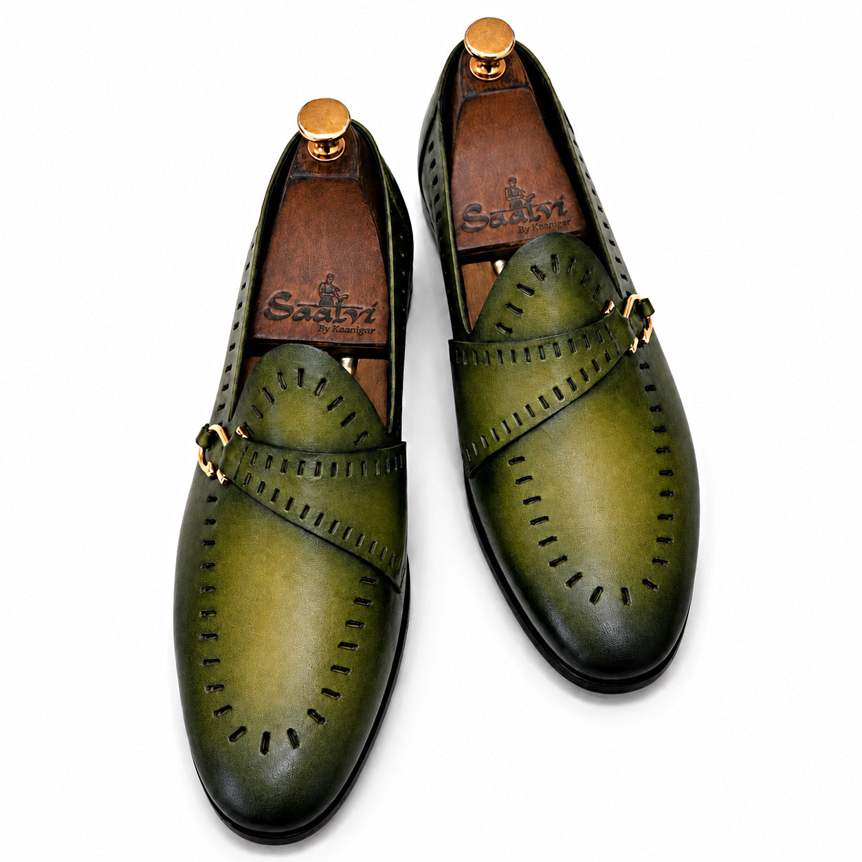 Olive Patina Artisan Loafer