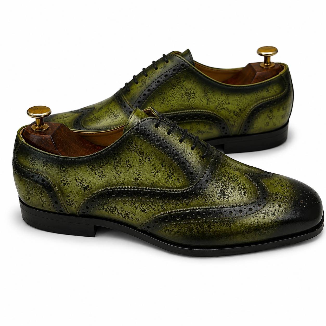 Emerald Sovereign Wingtip Oxfords
