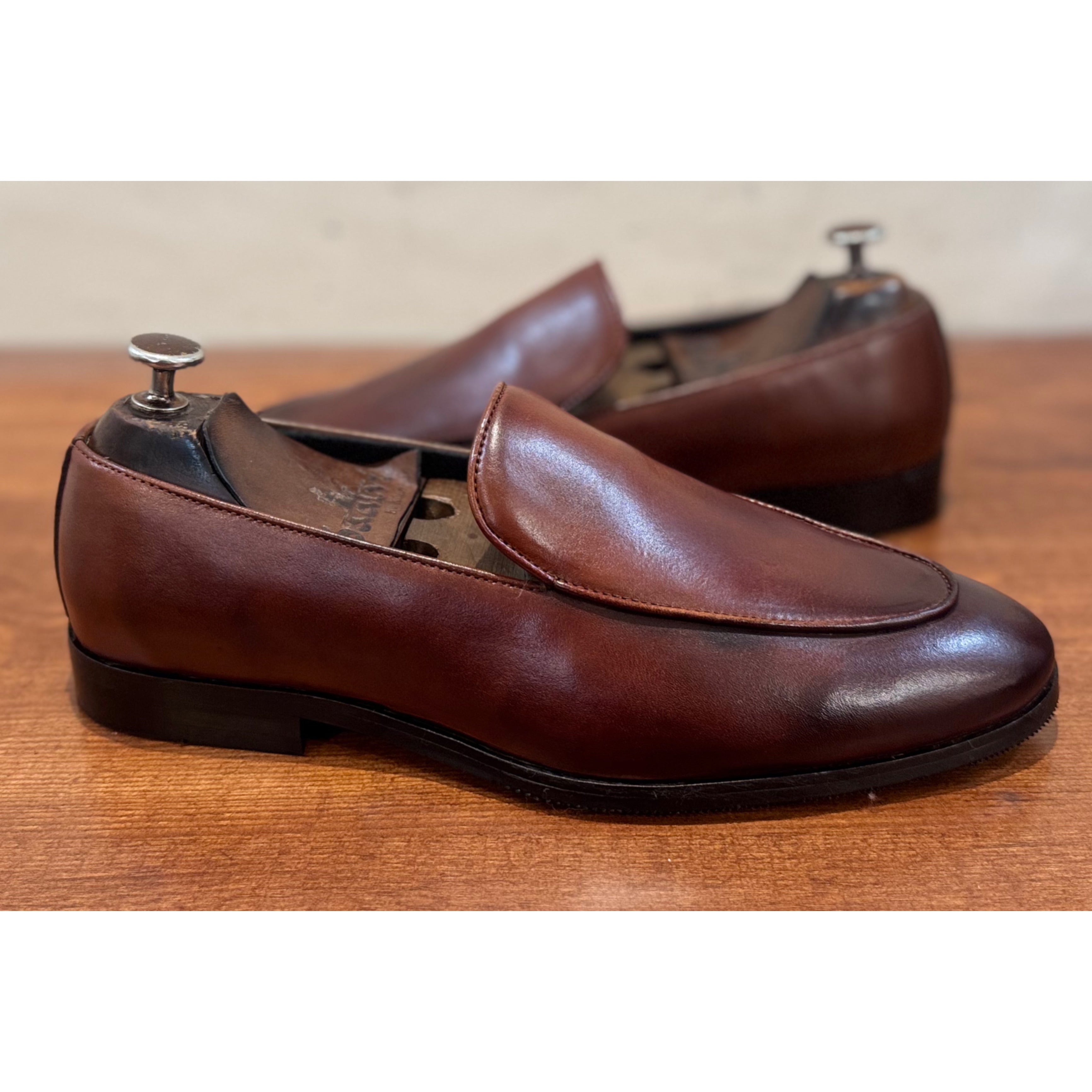Brown Loafers Hand Finished