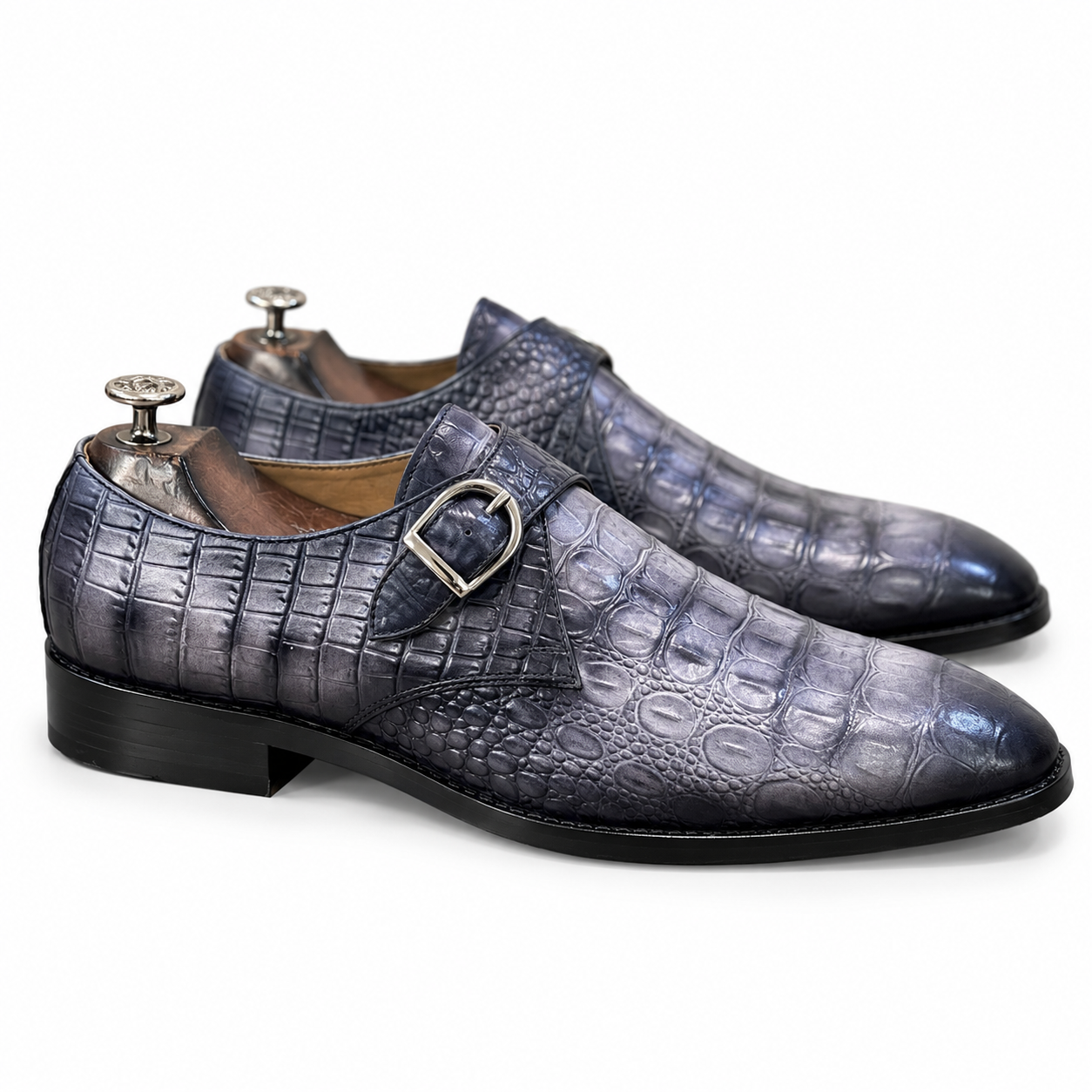 Shadow Grey Croc Monk
