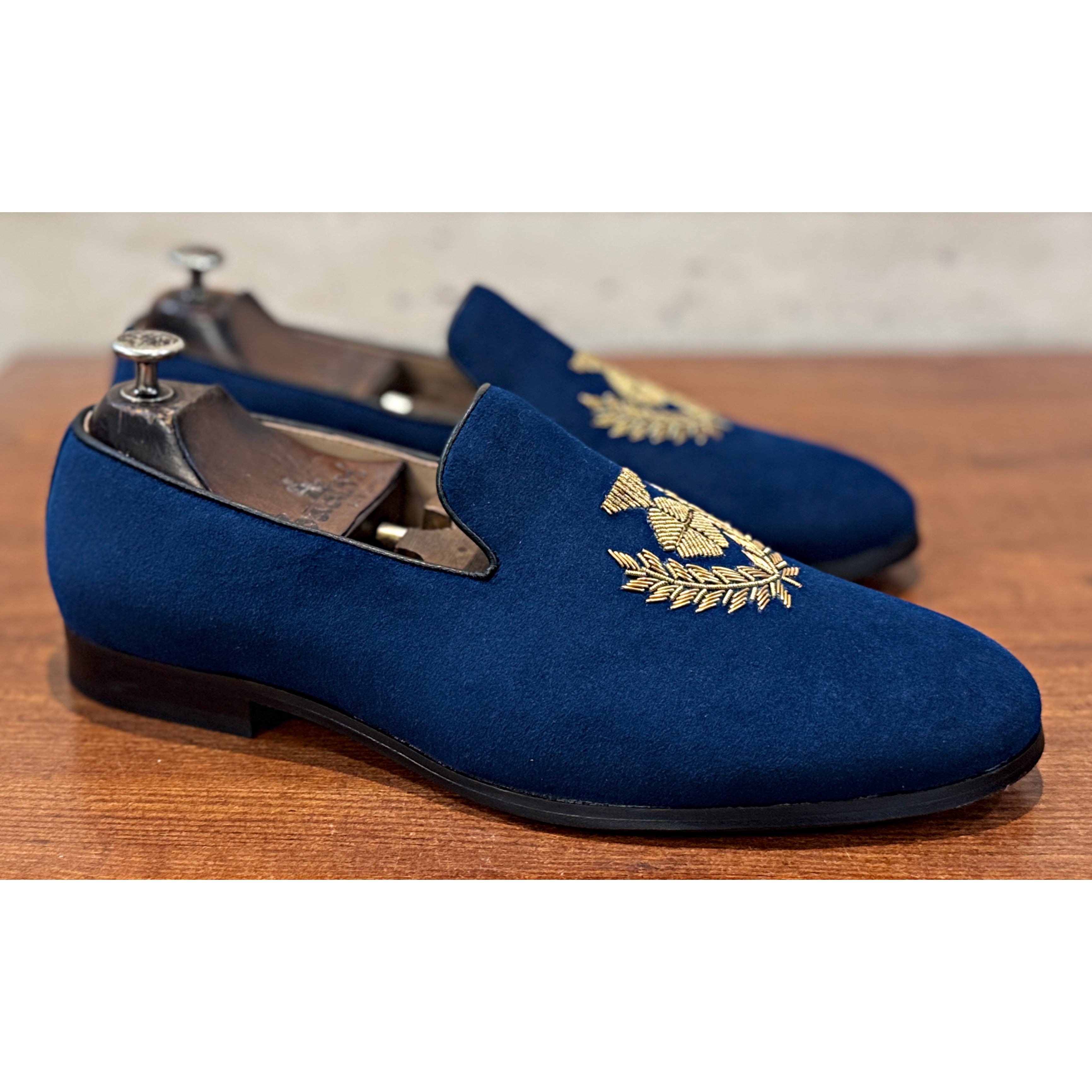 Royal Navy Zardosi Crest Loafer