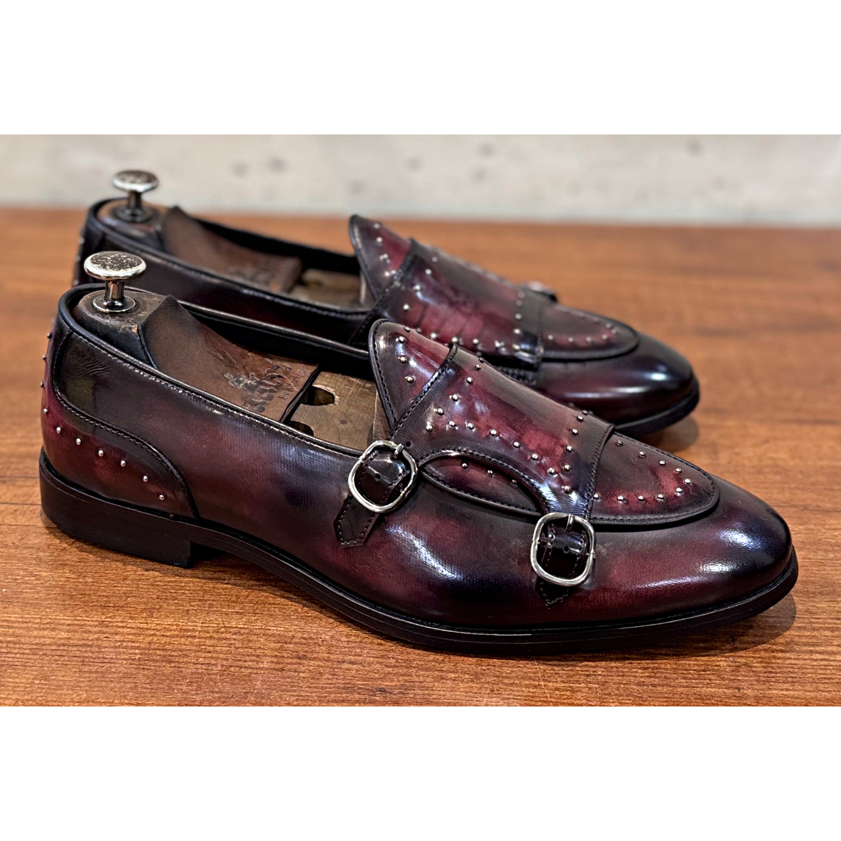 Belgian Monk Strap Bordo Bajri