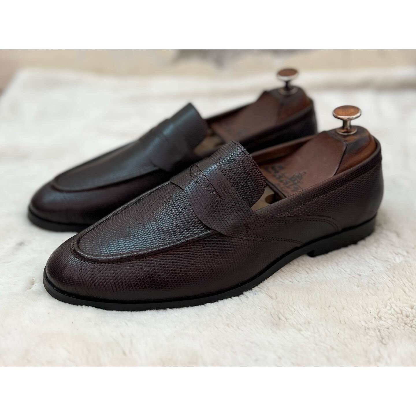 Brown Penny Loafers