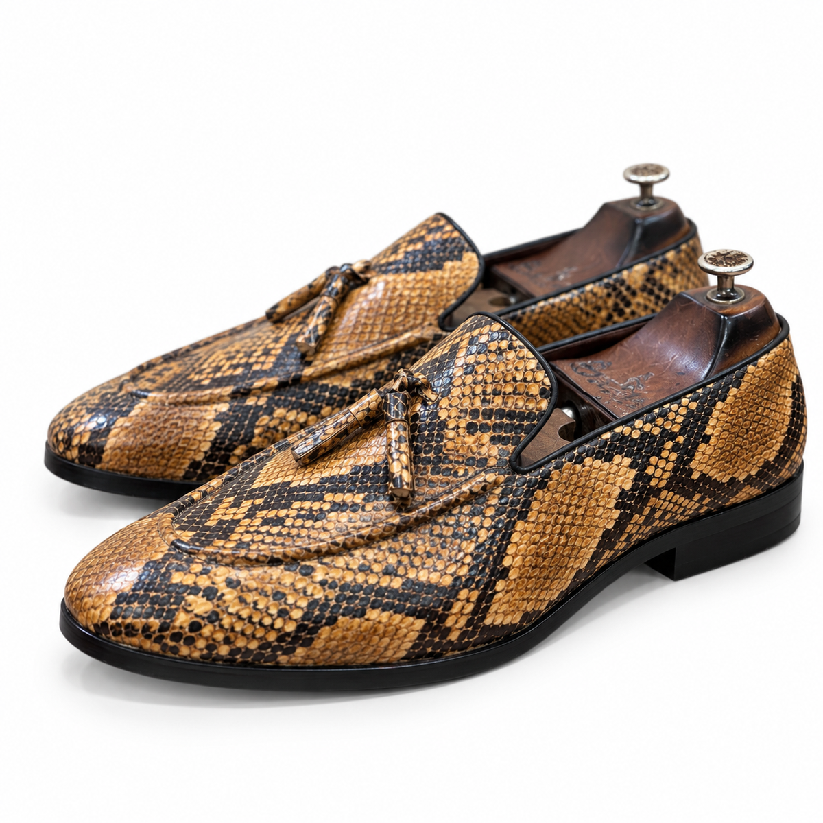 Aureum Serpent Tassel Loafers