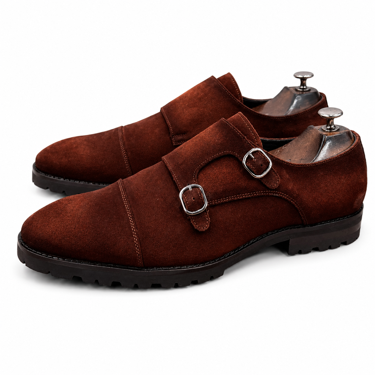 The Aspen Suede Double Monk