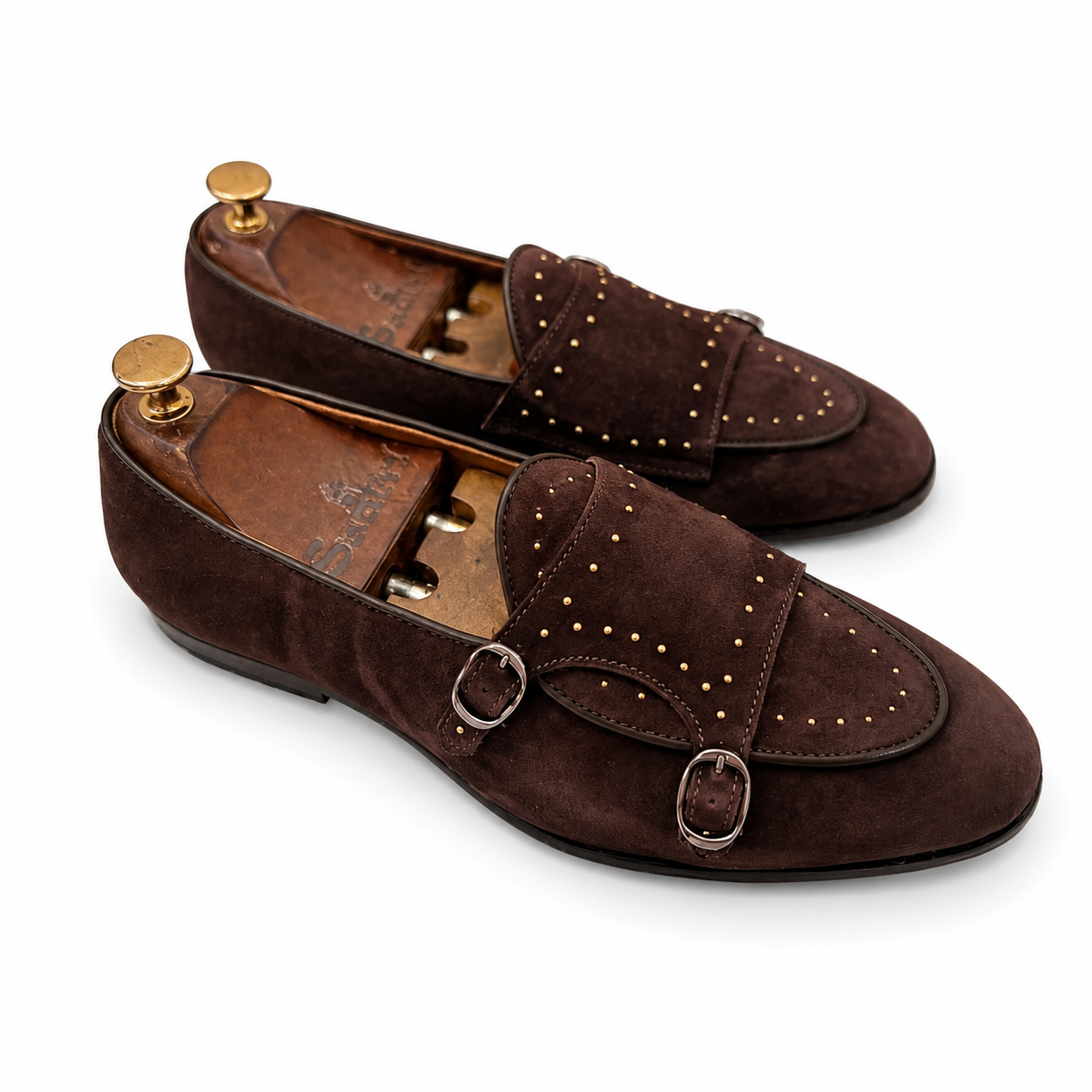 The Firenze Suede Double Monk