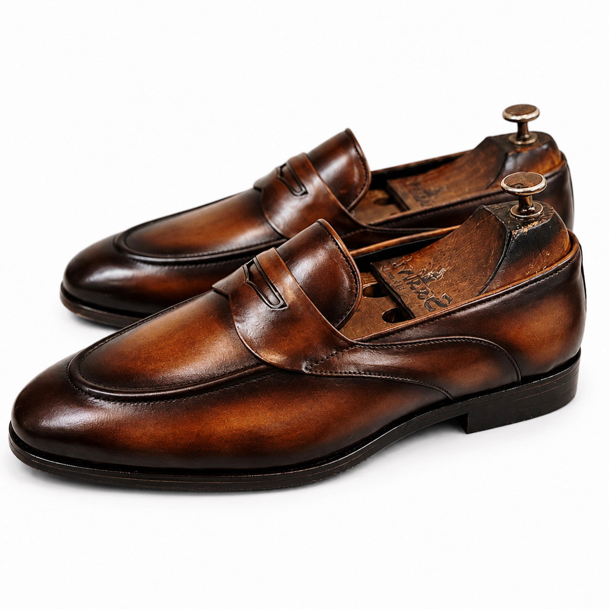 Chestnut Prestige Penny Loafers