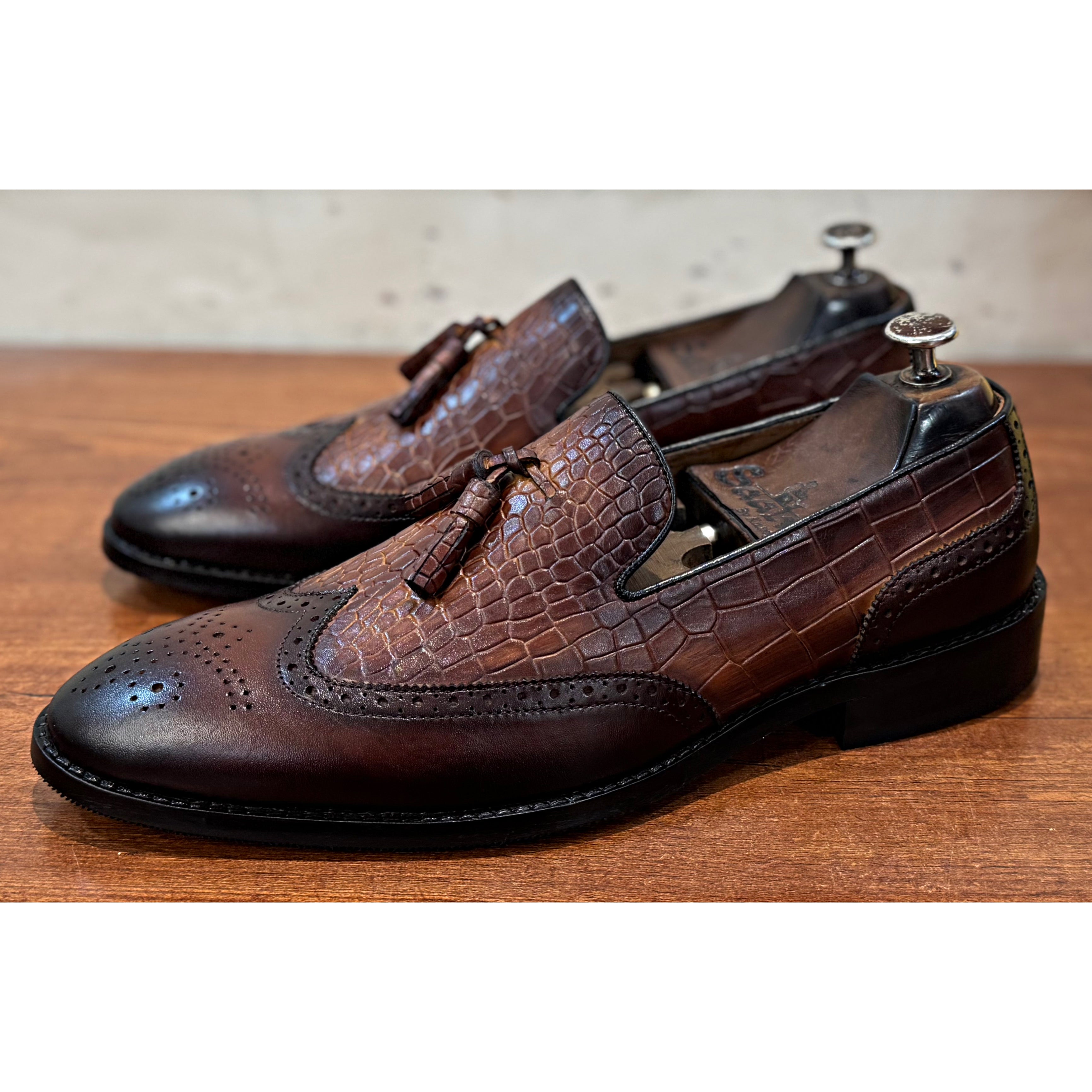 Wingcap Loafers With Tassels |Hand Finished