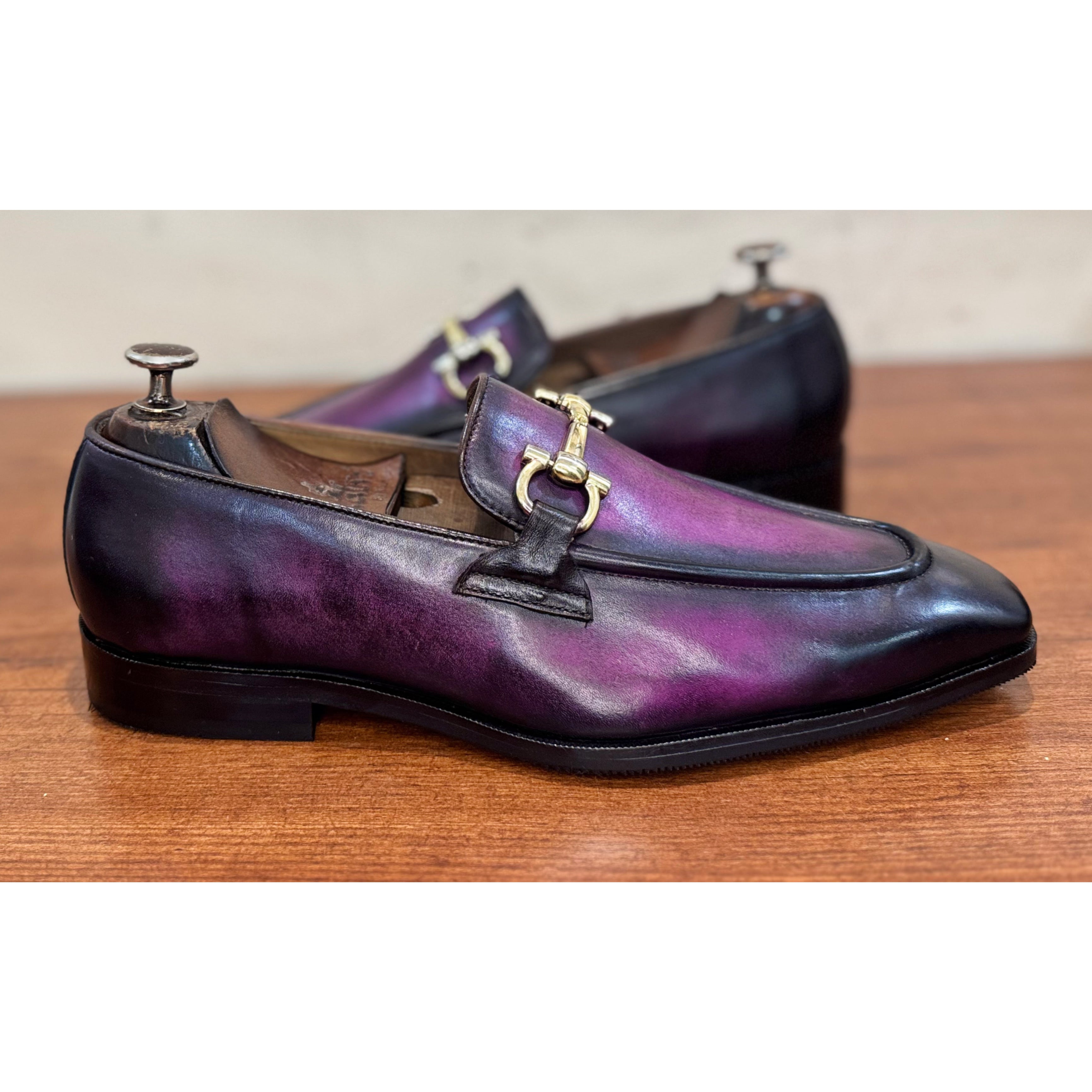 Purple Patina Loafers