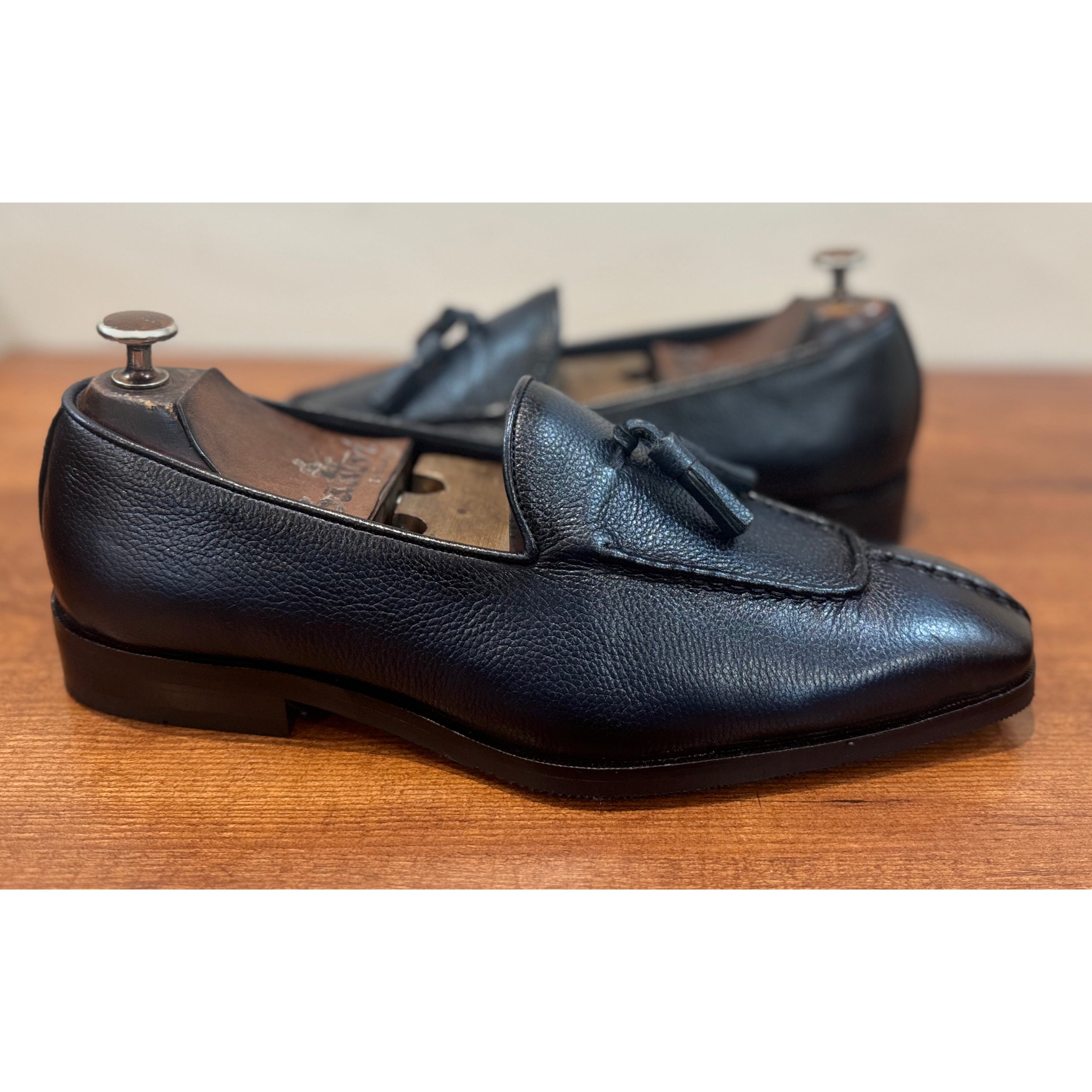 Navy Blue Tassel Loafers Ultra Soft