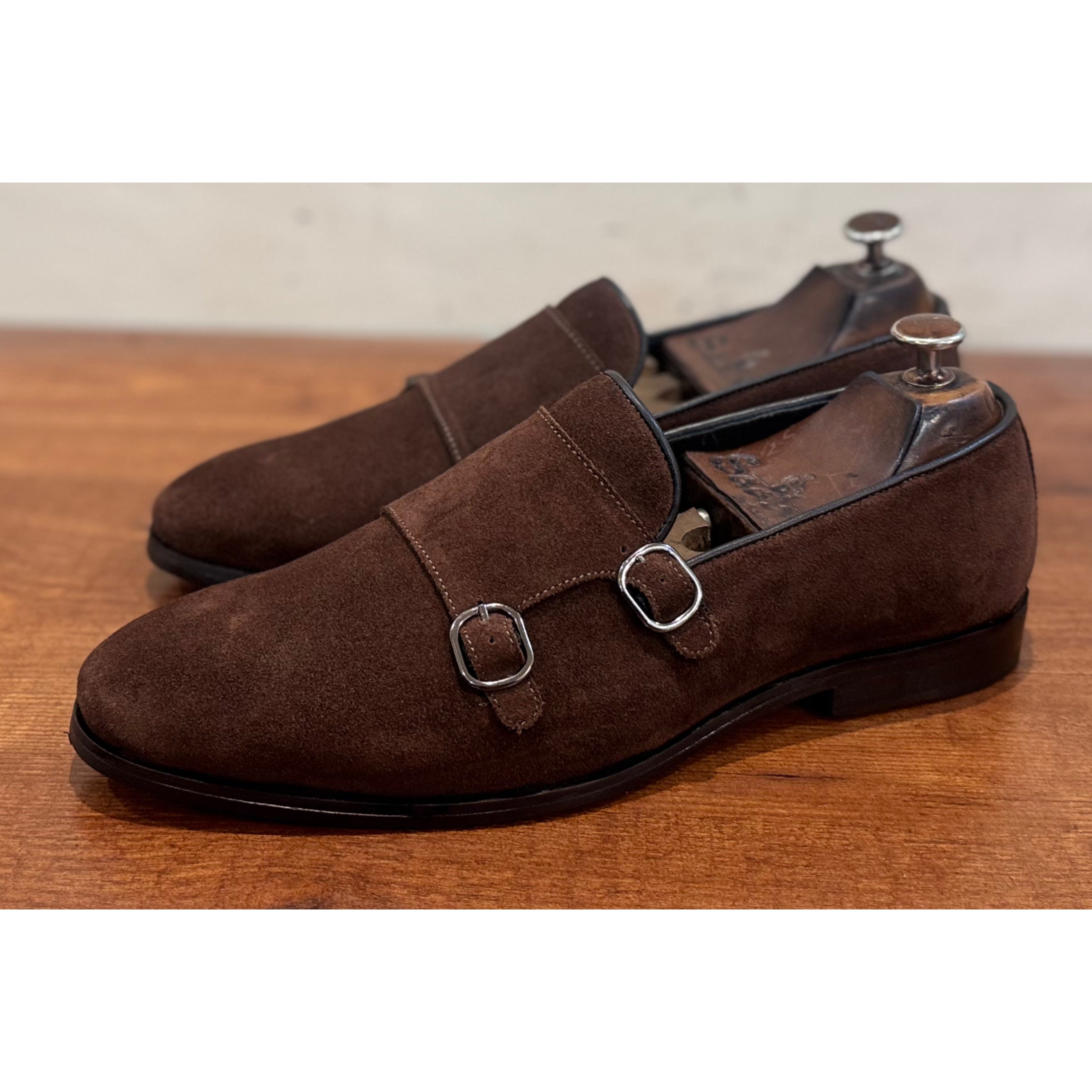 Brown Double Monk Straps
