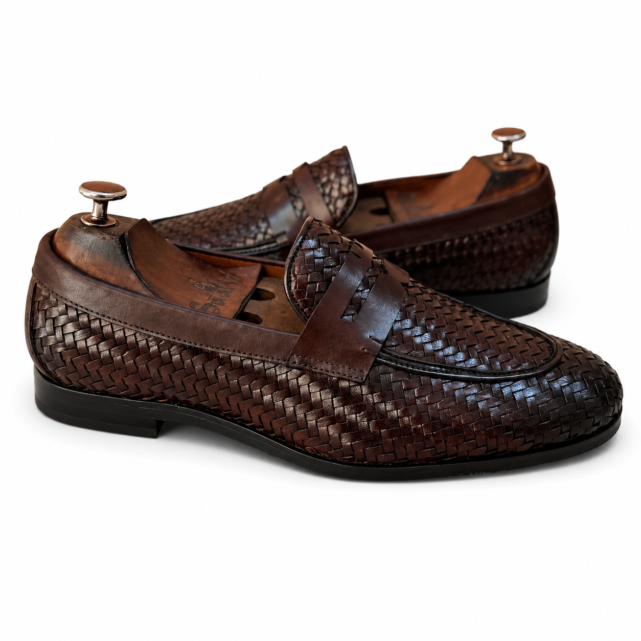Milano Intreccio Penny Loafers