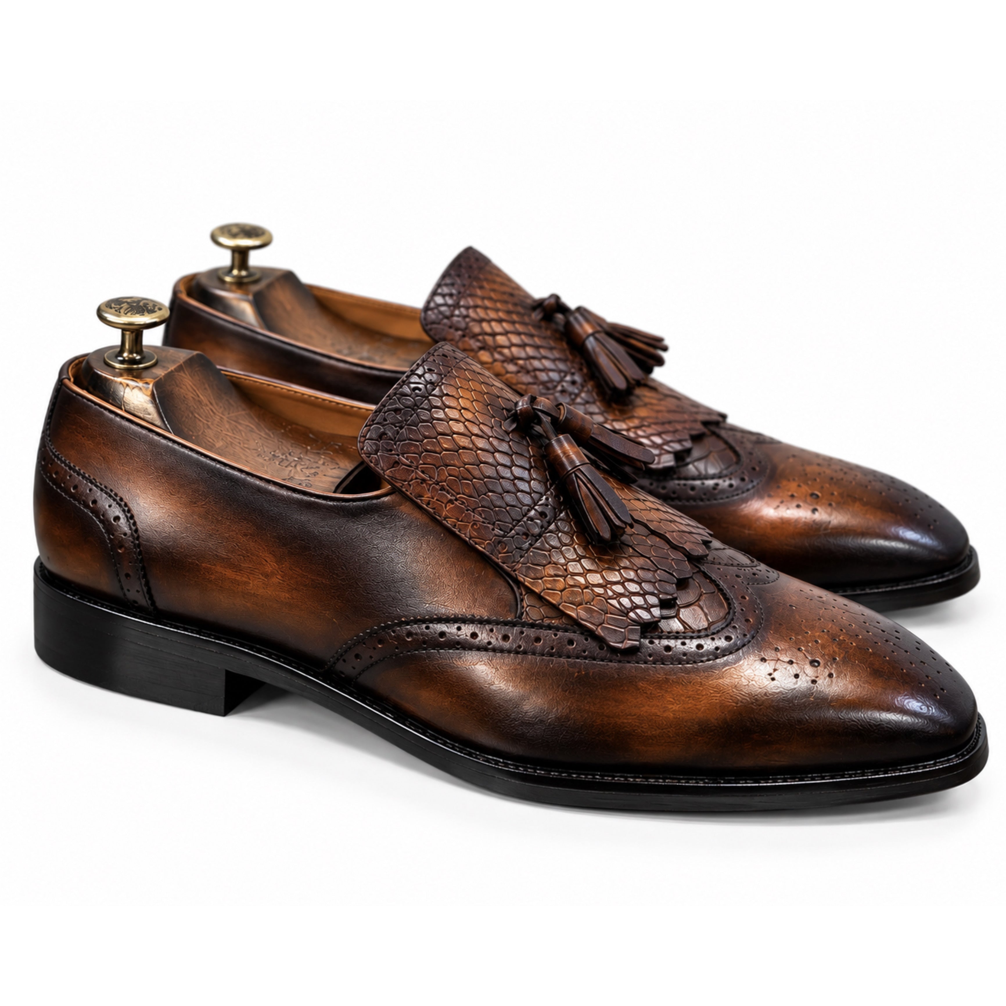Espresso Kiltie Tassel Loafers