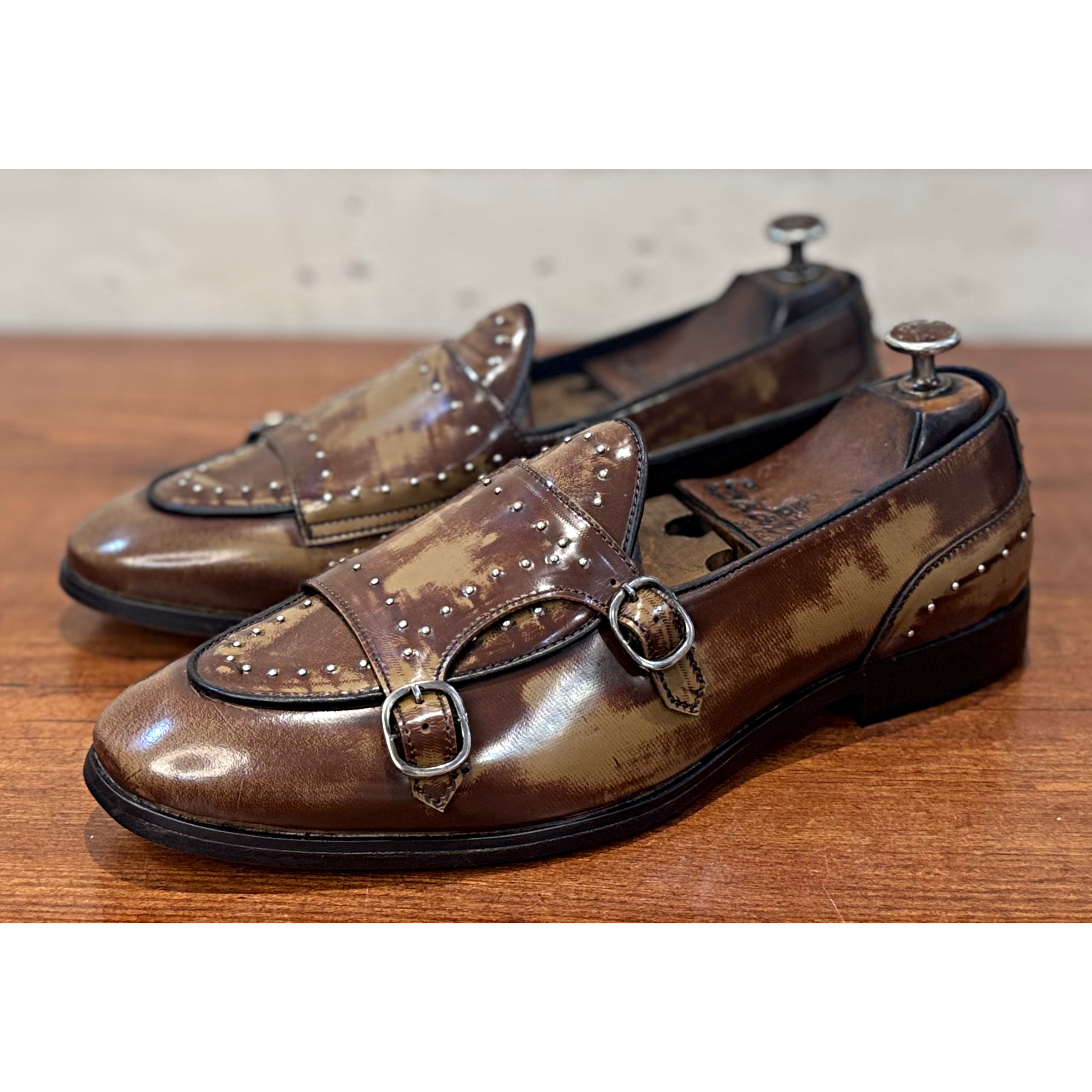 Belgian Monk Strap Brushed Off