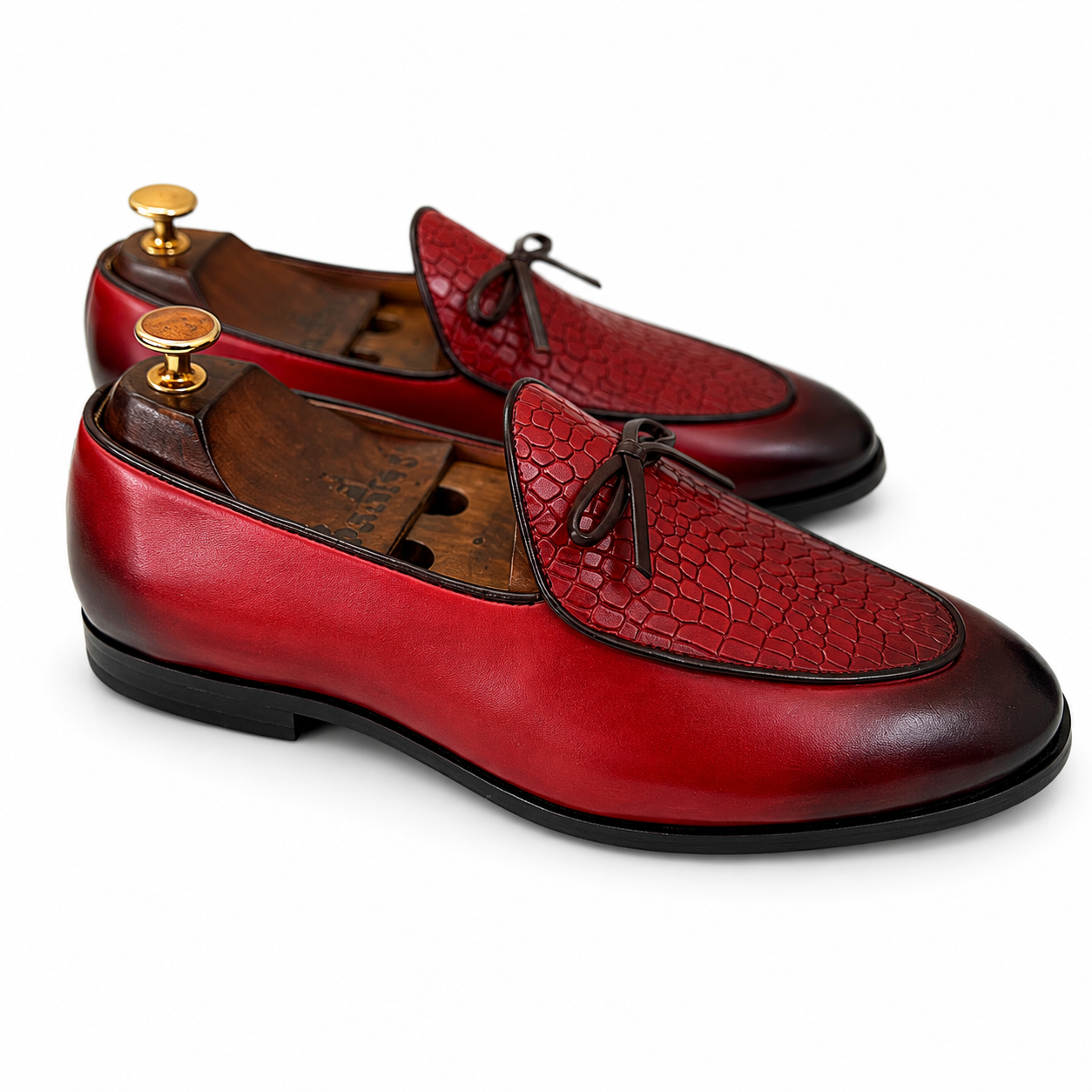 The Monaco Crimson Belgian Loafers