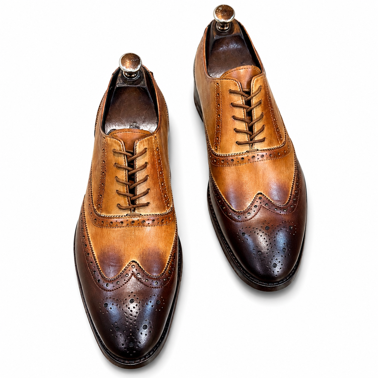 Tan Classic Oxford Brogue’s