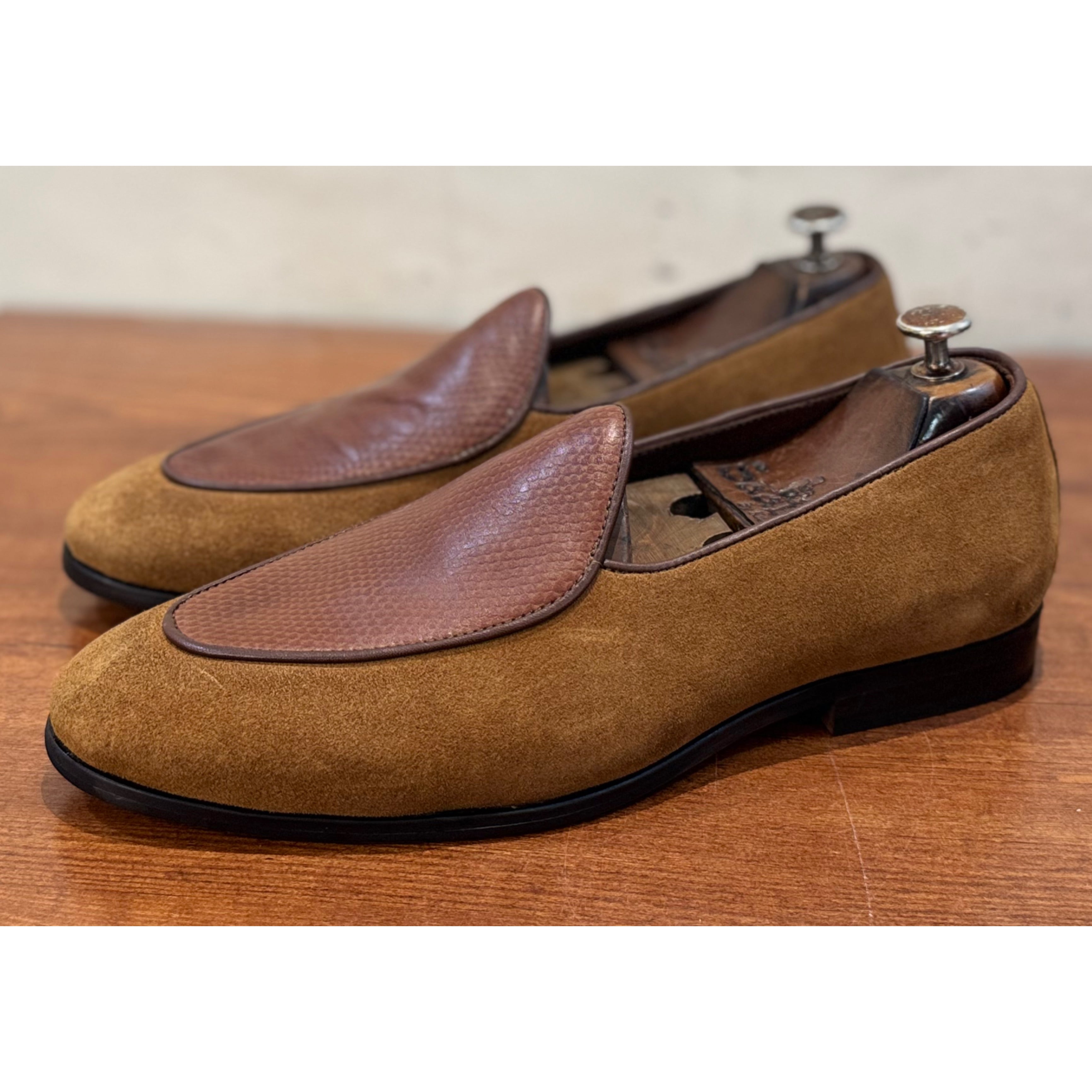 Size 8 Brown Belgian Loafers