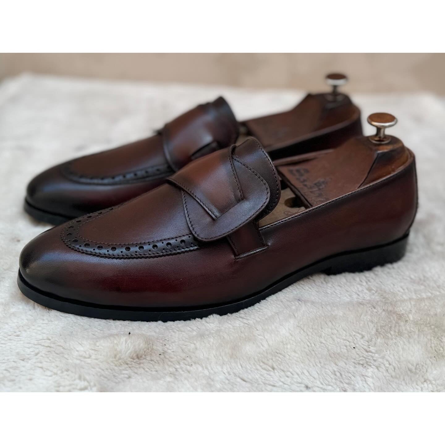 Butterfly Loafers Brown