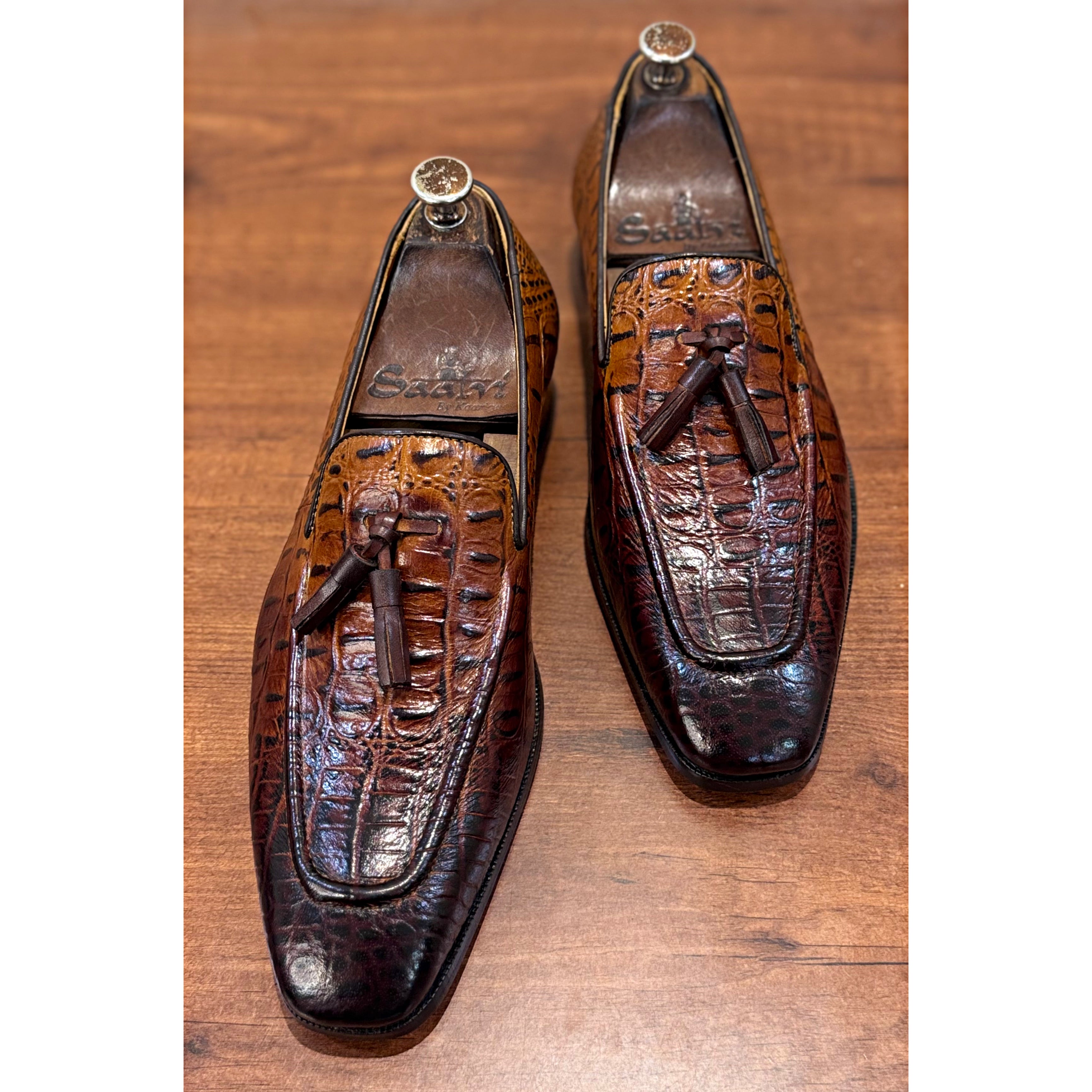 Brown Crco Loafers / Tassel