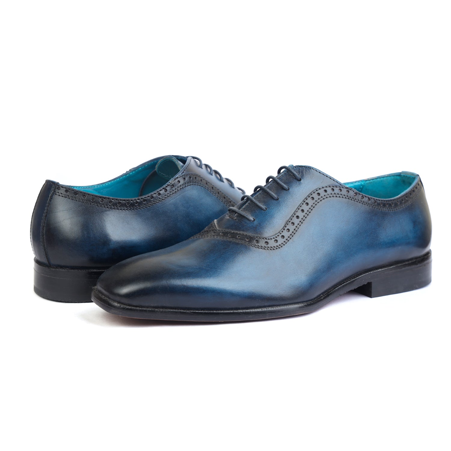 Stylish Oxford Hand Patina - Blue