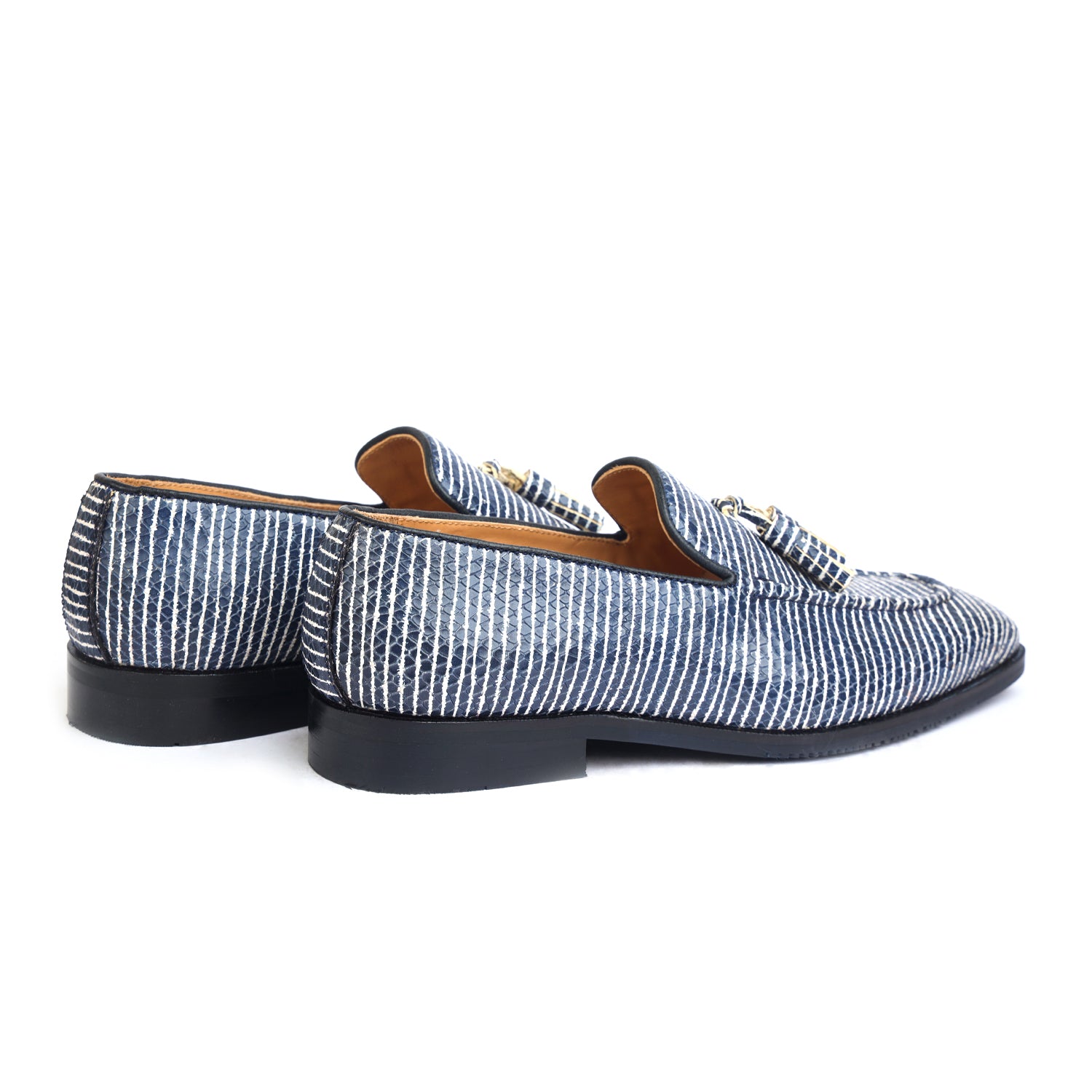 Blue Limited Edition Loafers With Tassels