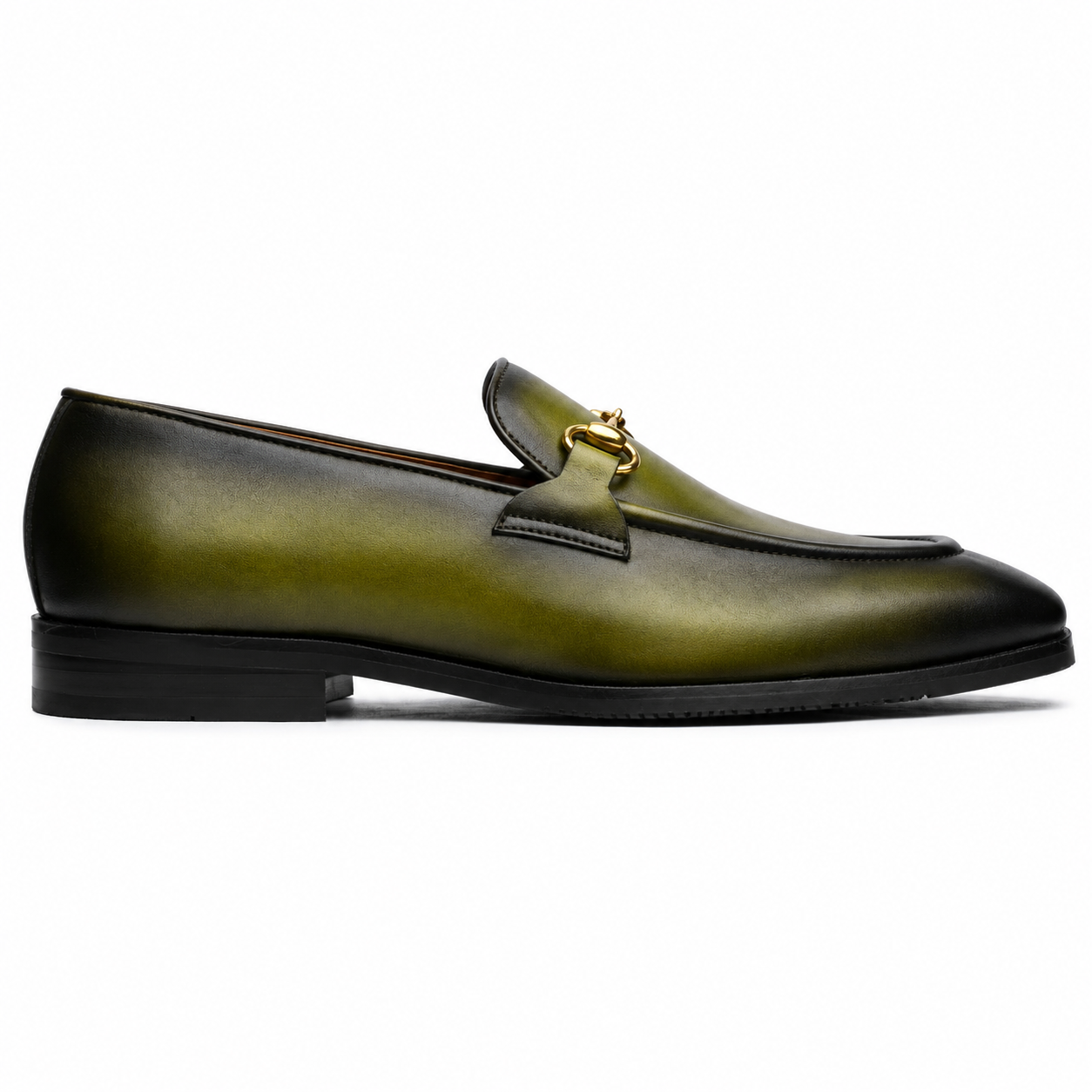 The Verona Olive Horsebit Loafers