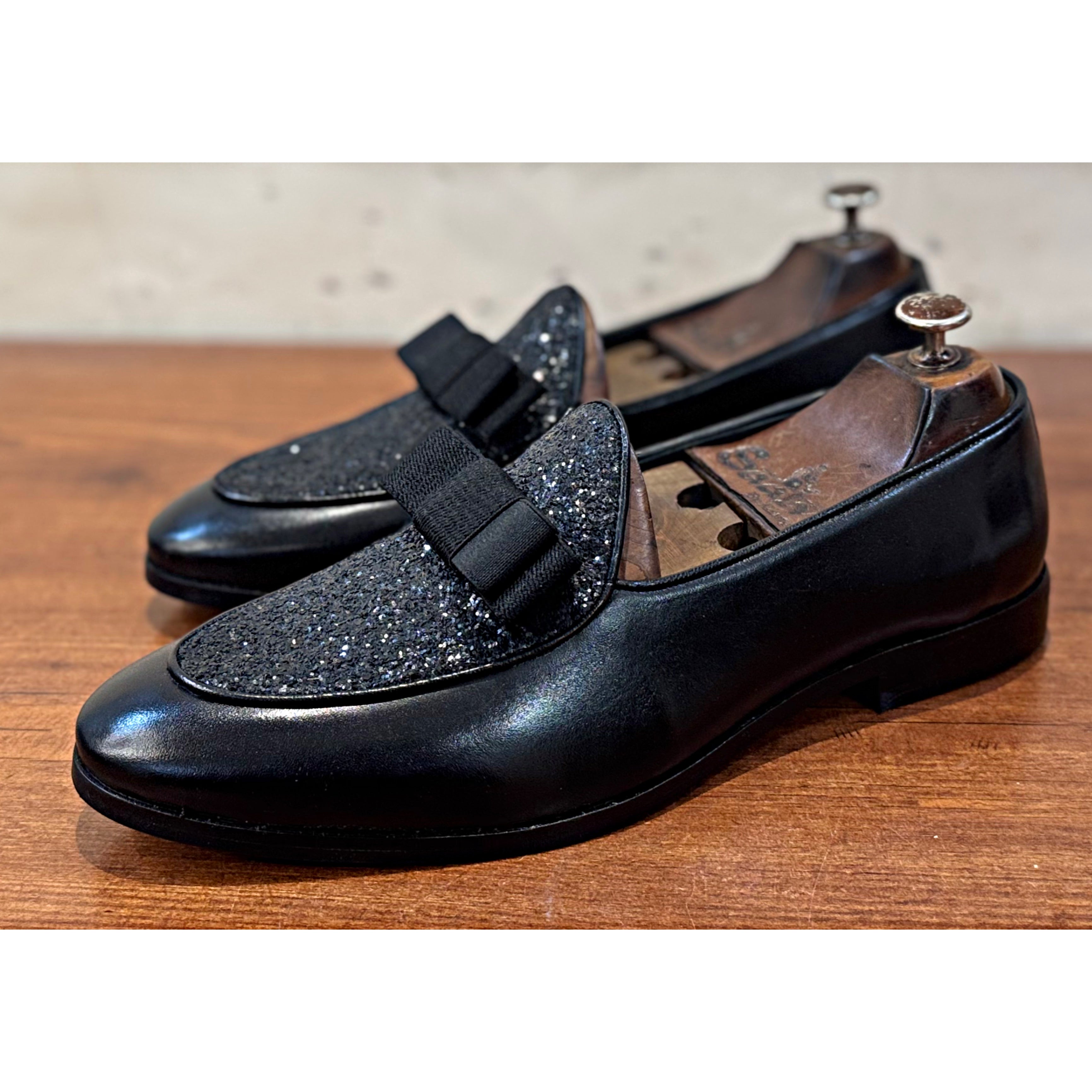 Belgian Loafers Bling Bow