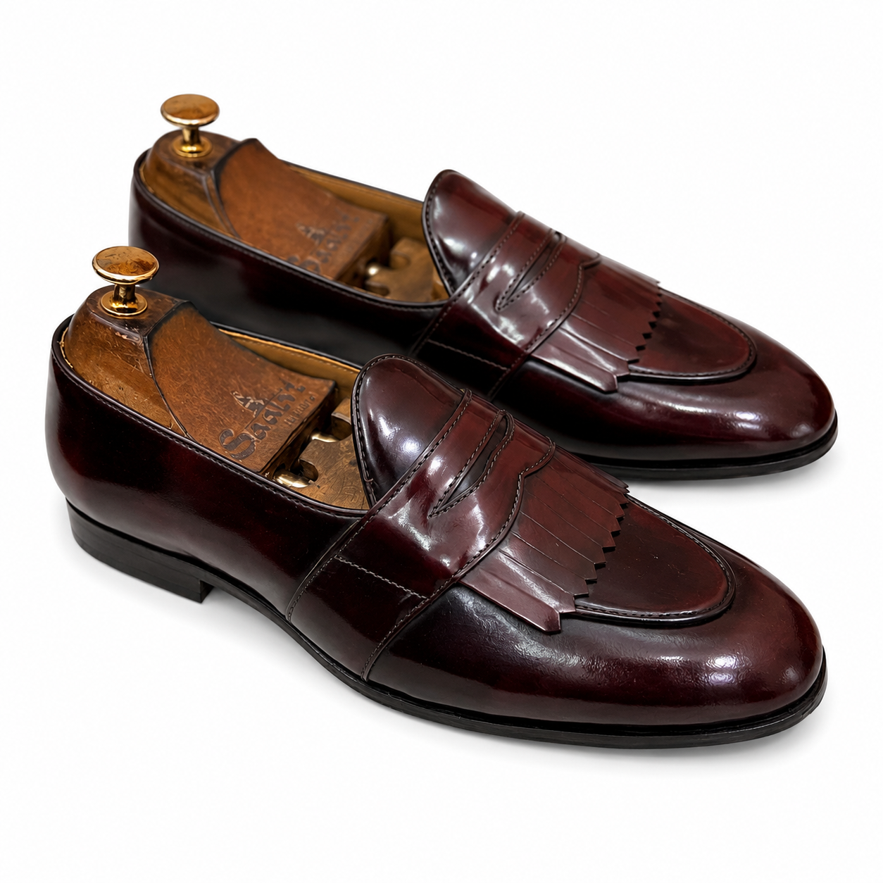 Penny Loafers With Fringes Brushoff