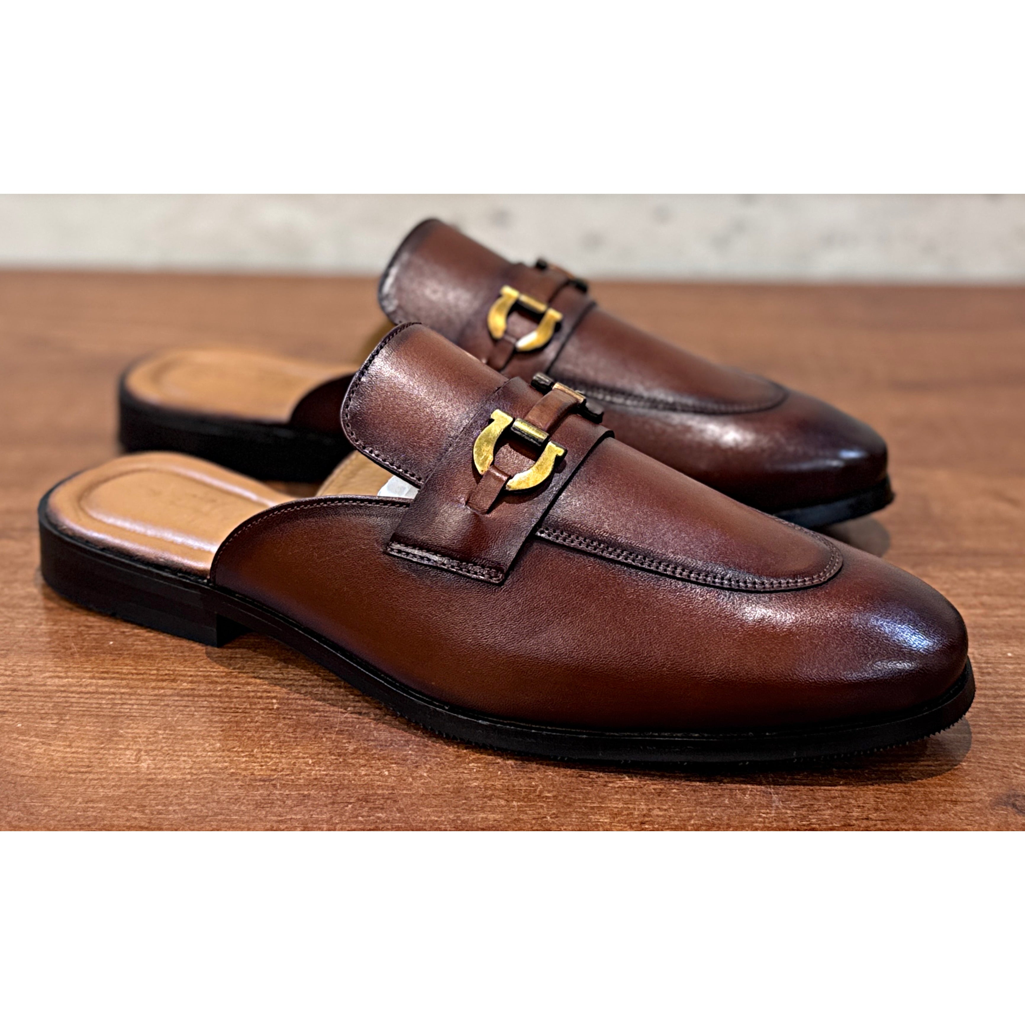 Monarch Horsebit Mules