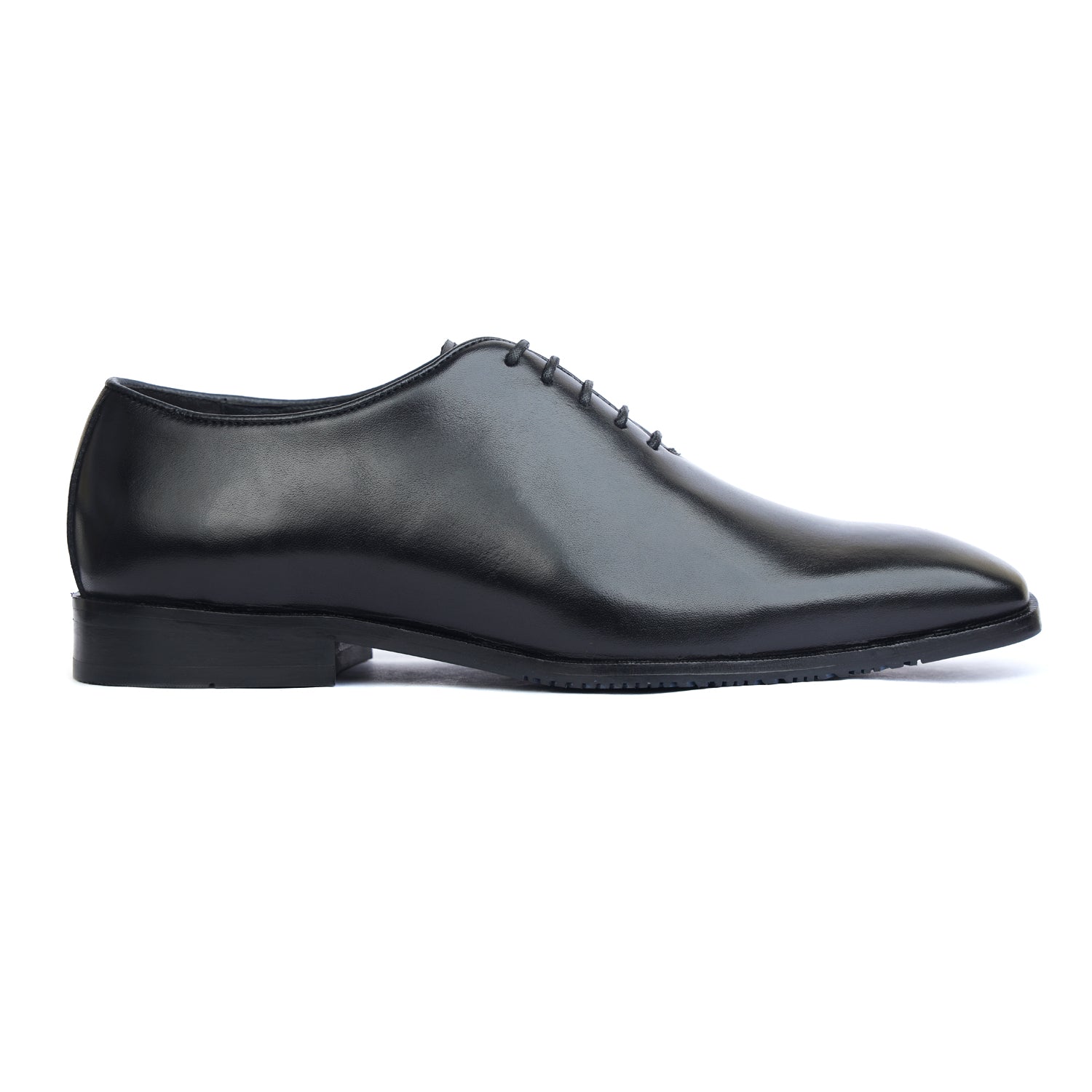 Black Wholecut Laceup
