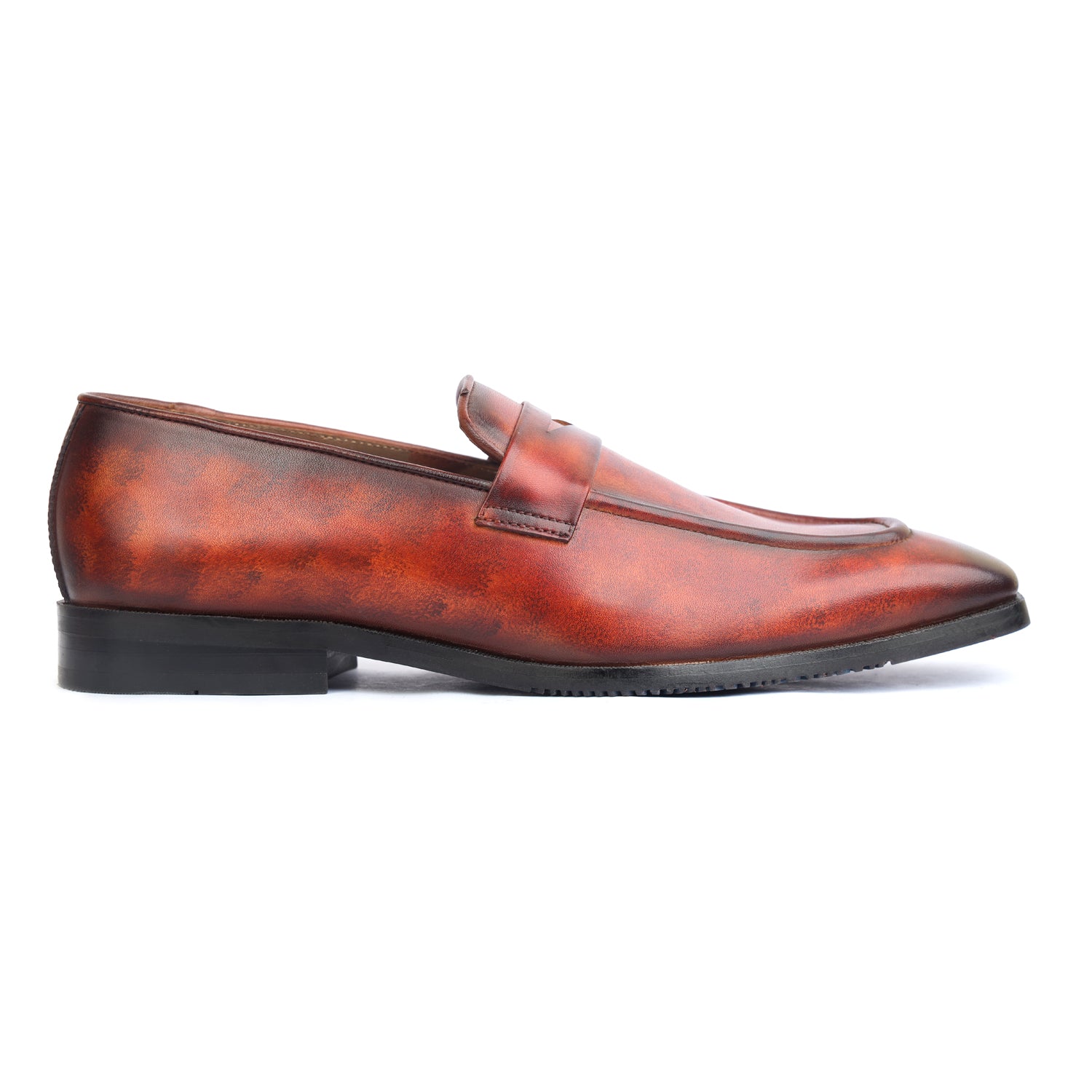 Penny Loafers Hand Patina Tan